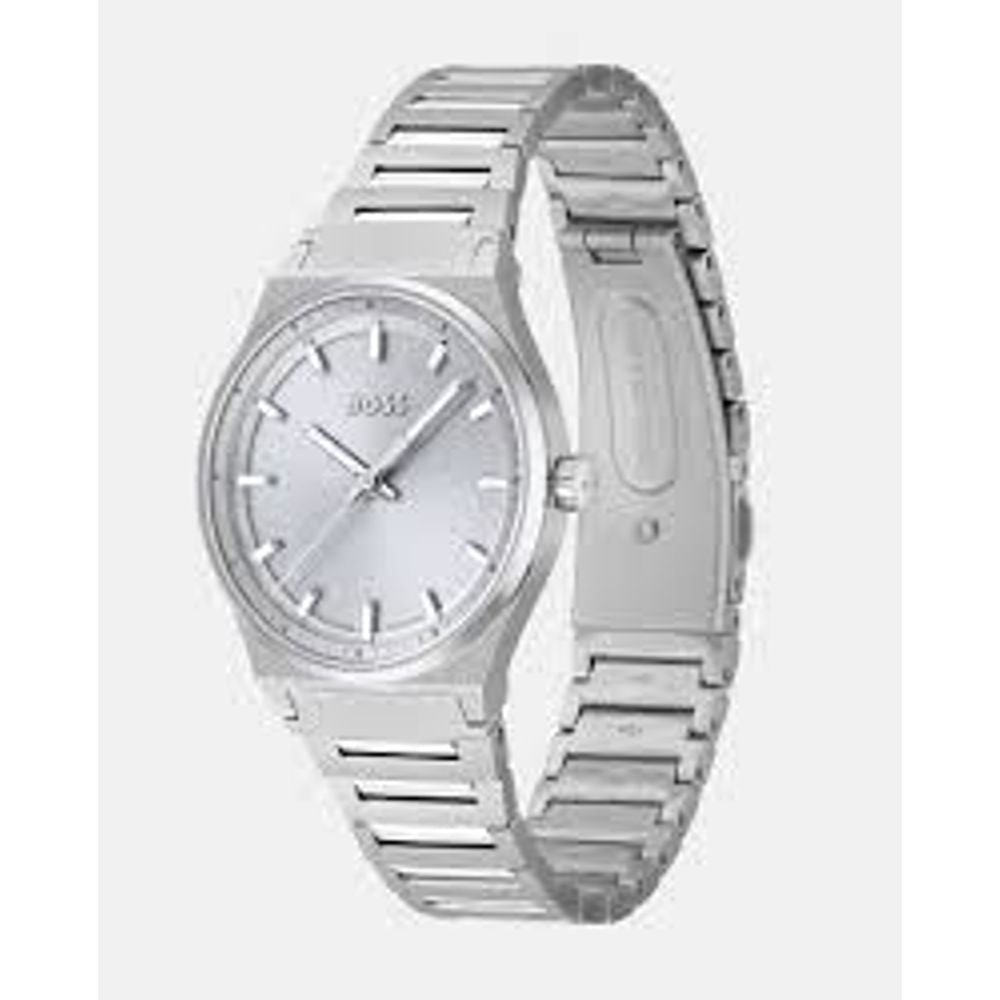 Montre Silver Sky bleue argentée