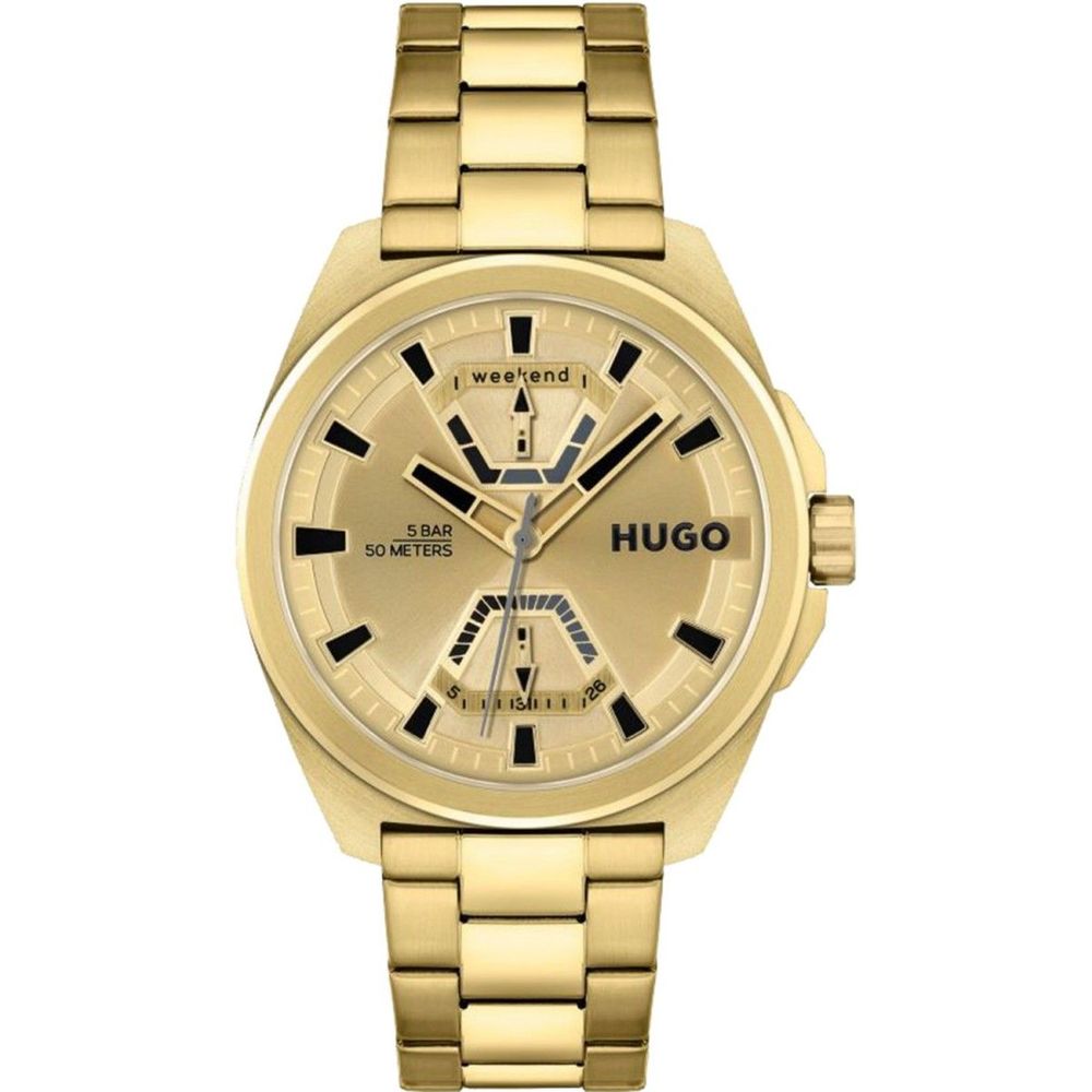 Montre Gold Stainless Steel dorée