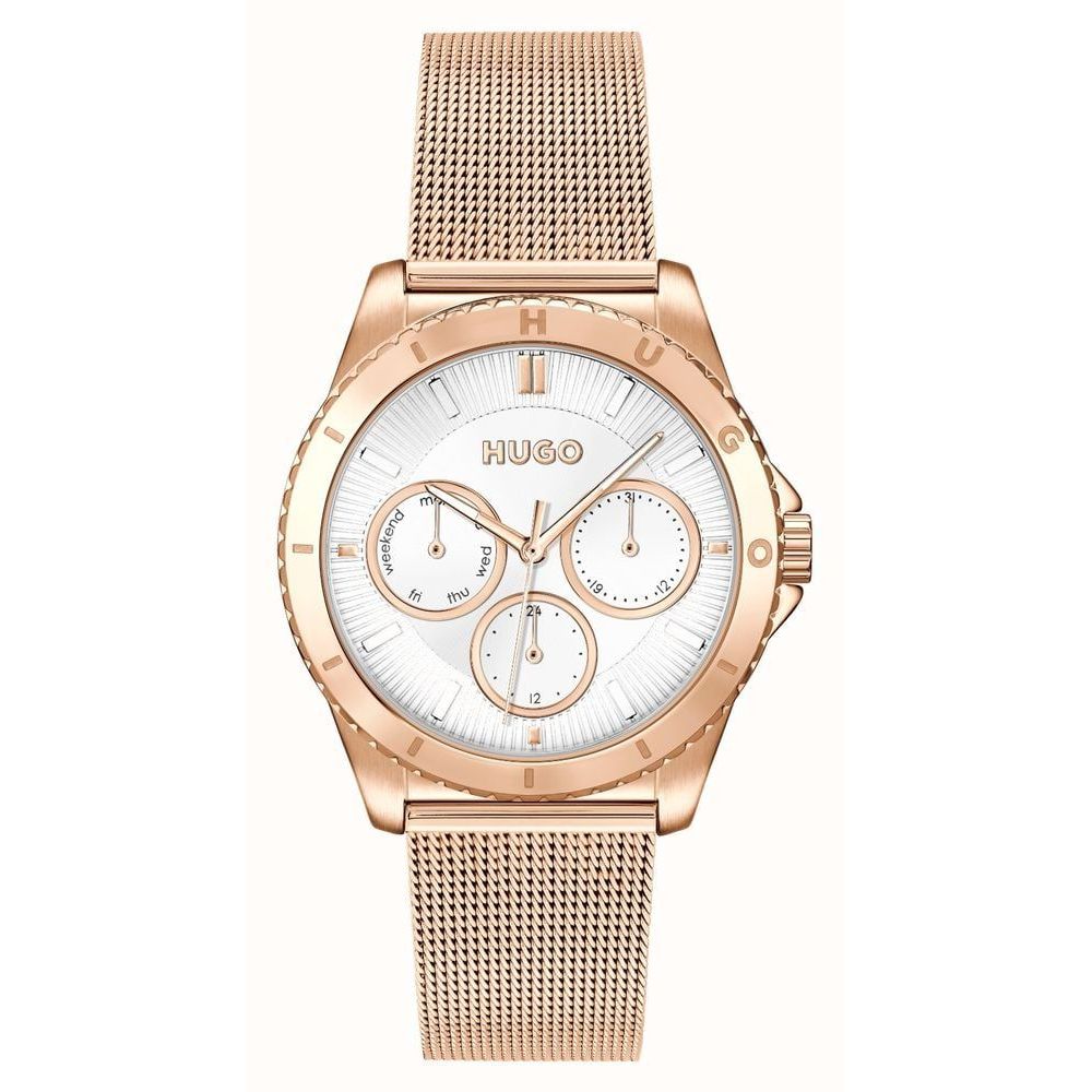 Montre acier inoxydable dorée