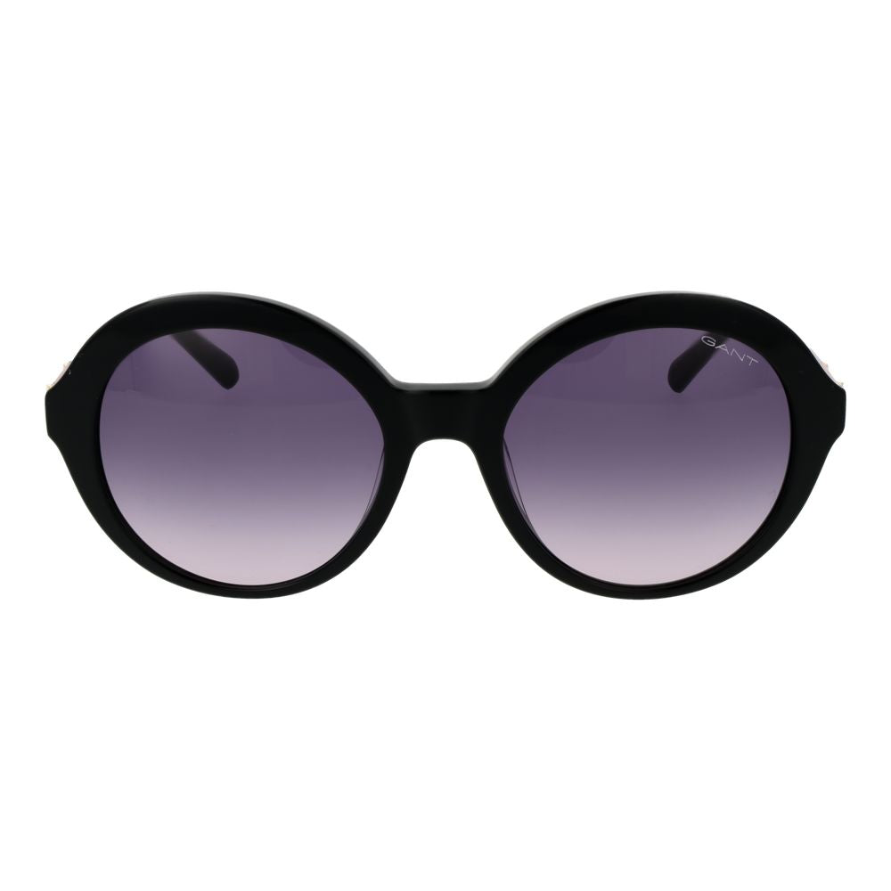 Lunettes de soleil noires verres violets