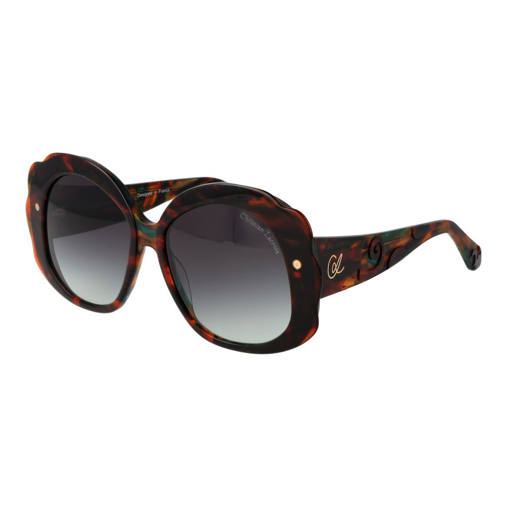 Lunettes de soleil multicolores grises