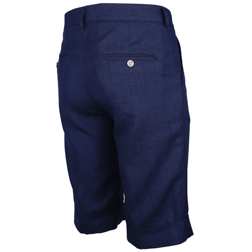 Short Loro Piana Tessuto Summertime bleu marine
