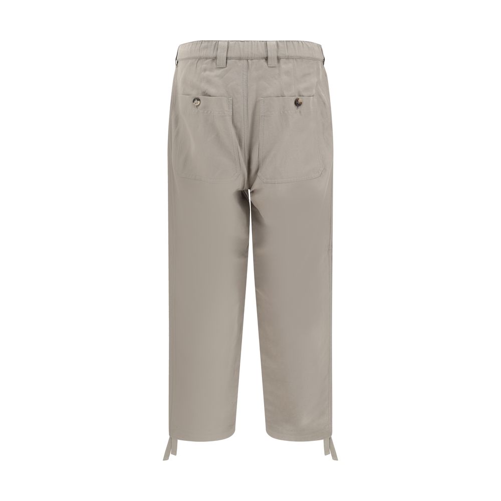 Pantalon Brunello Cucinelli ajustable beige