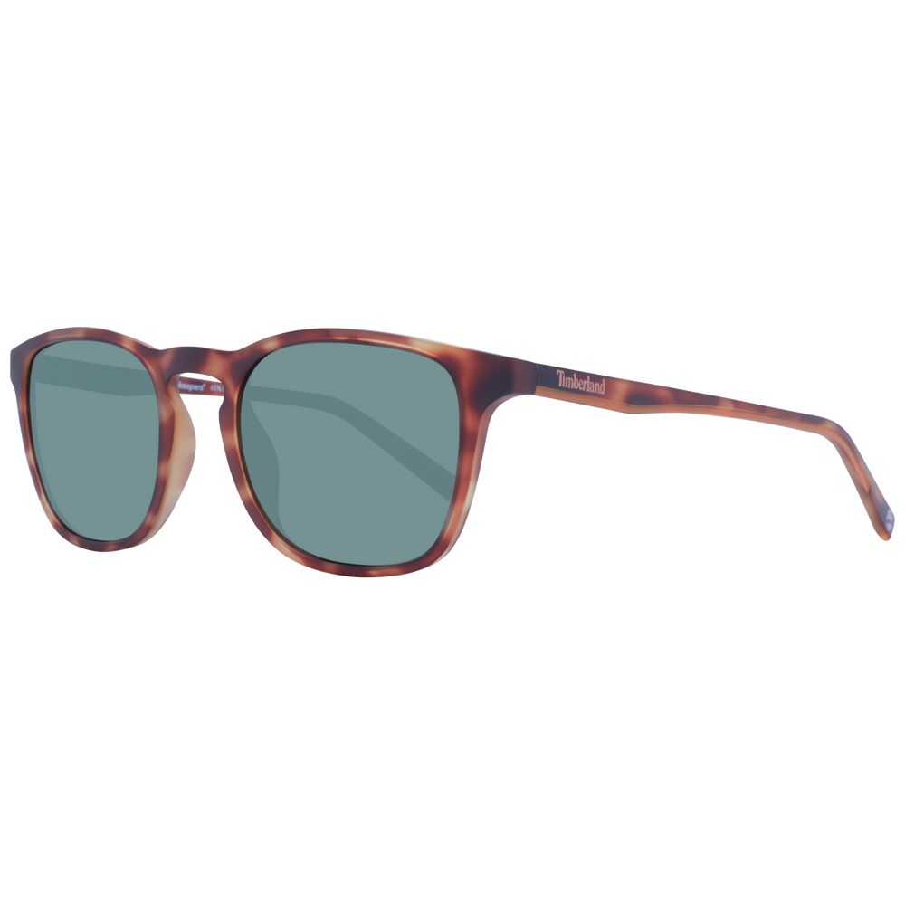 Lunettes de soleil marron vertes