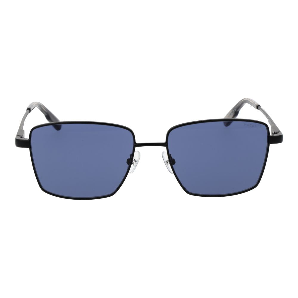 Lunettes de soleil noires bleuées