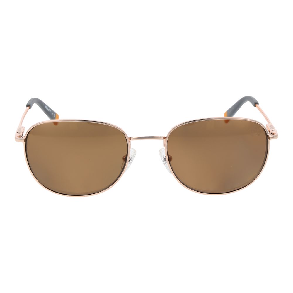 Lunettes de soleil Gold ovales brunes