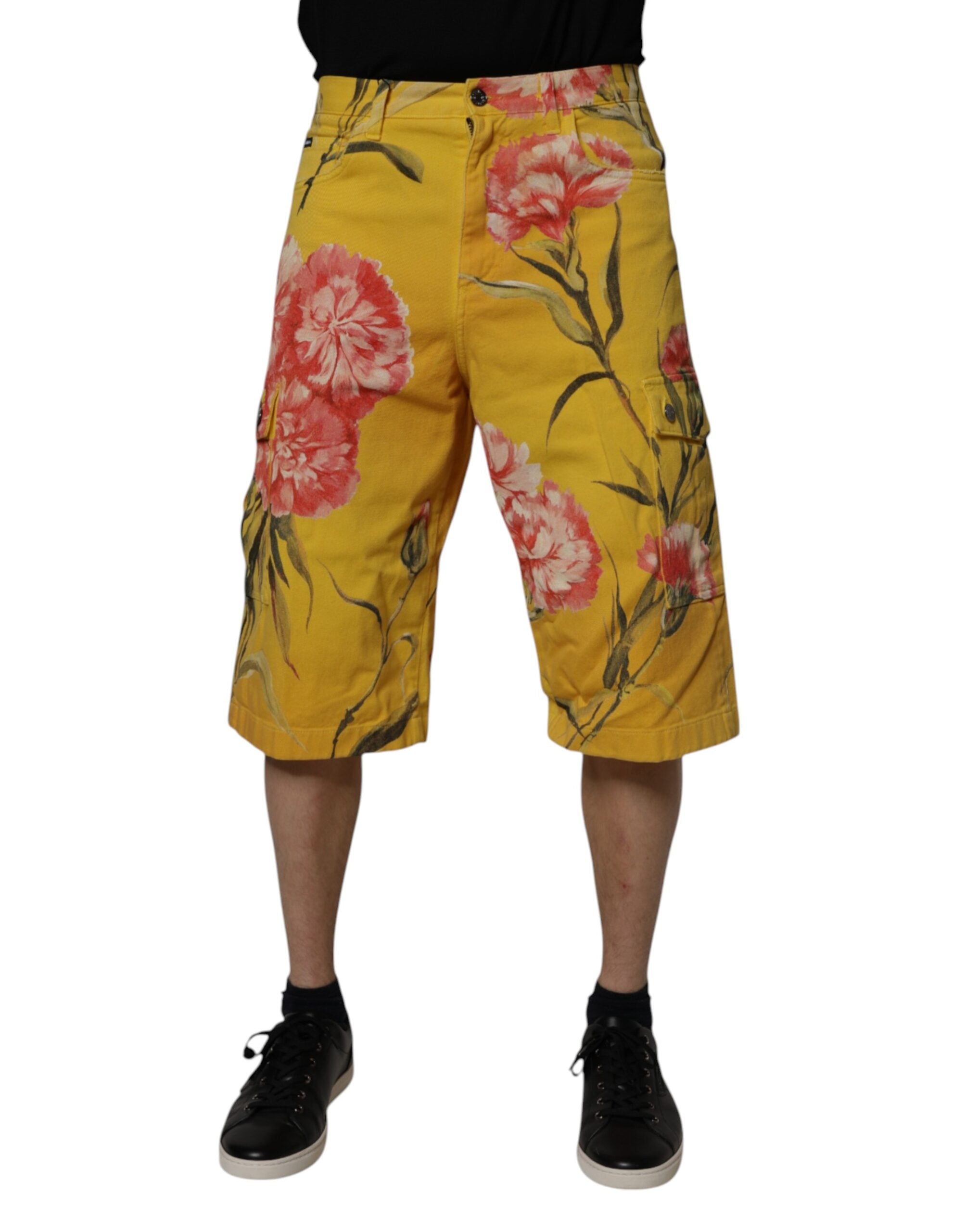 Bermuda Dolce & Gabbana jaune floral