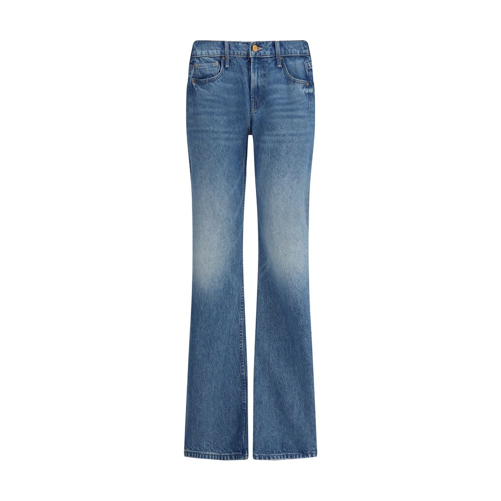 Jean Mother Denim Flare bleu
