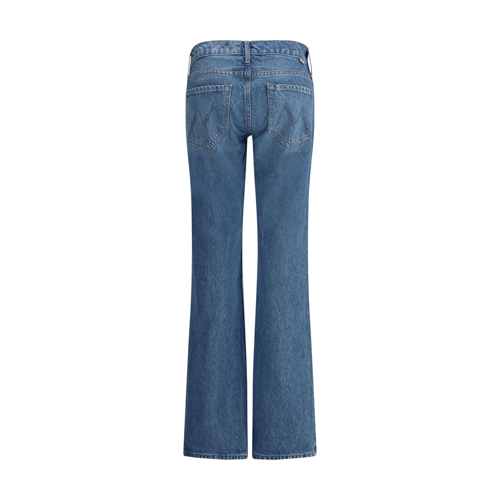 Jean Mother Denim Flare bleu