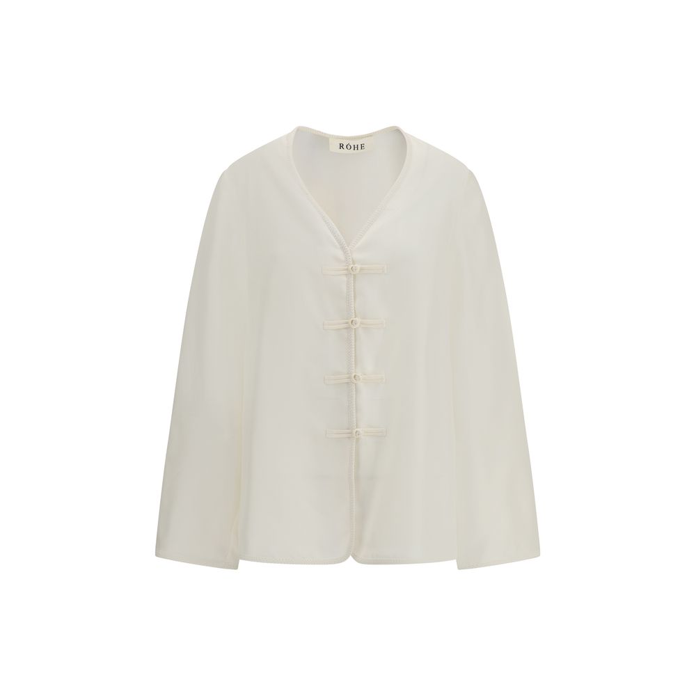 Polo Courrèges avec Détail Torsadé blanc