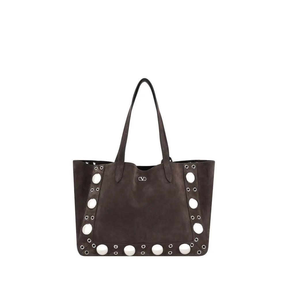 Tote bag Valentino Garavani Nellcote brun Valentino Garavani