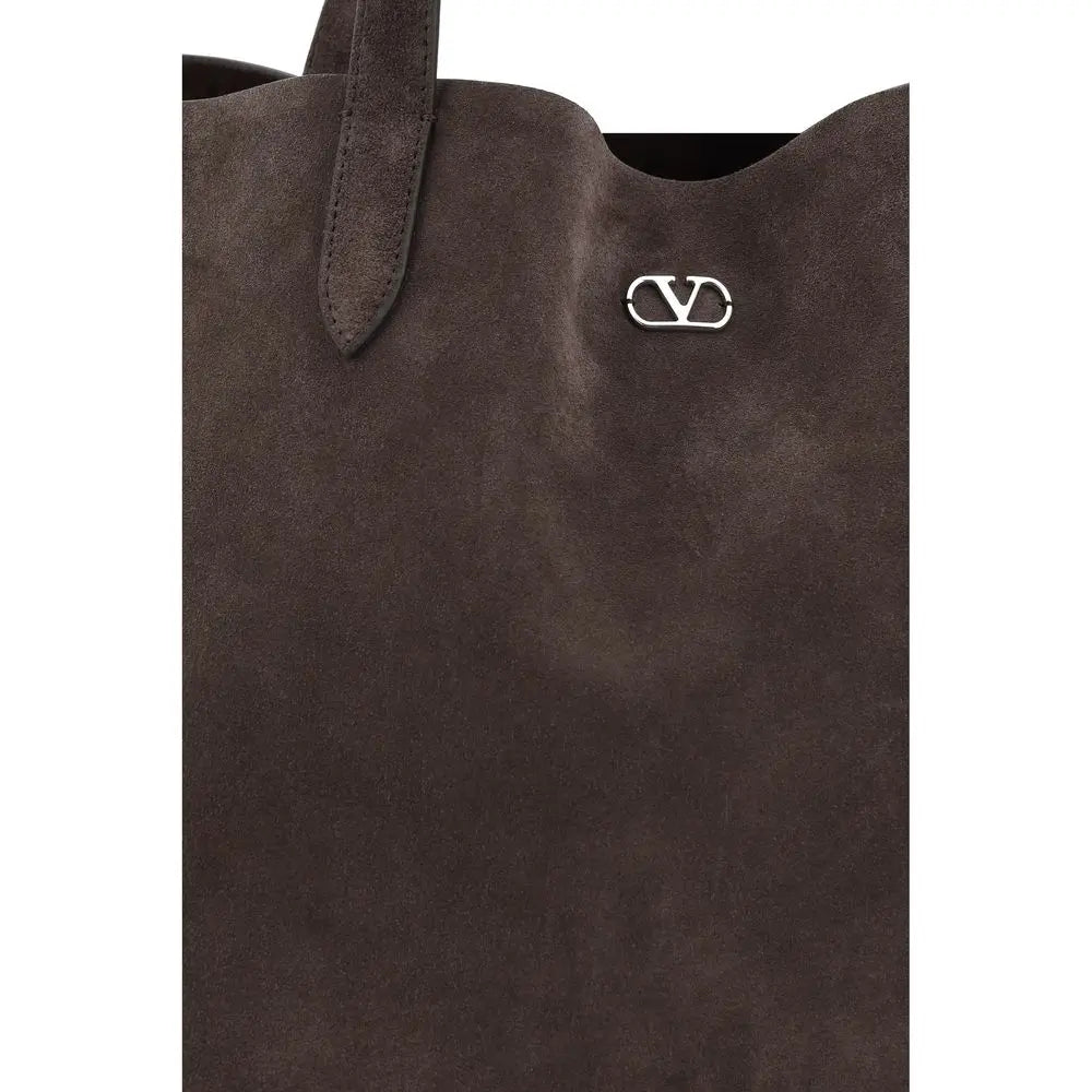 Tote bag Valentino Garavani Nellcote brun Valentino Garavani