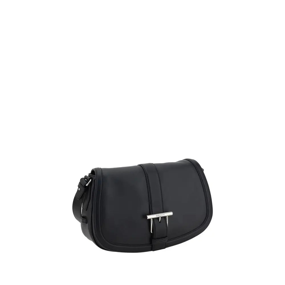 Sac cartable Alexander McQueen T-Bar noir Alexander McQueen