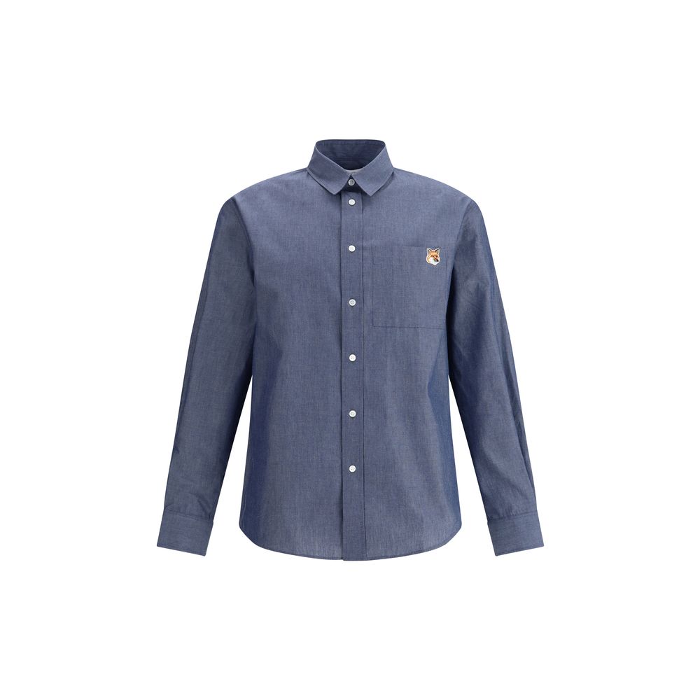 Chemise Maison Kitsuné Iconic Fox blanche