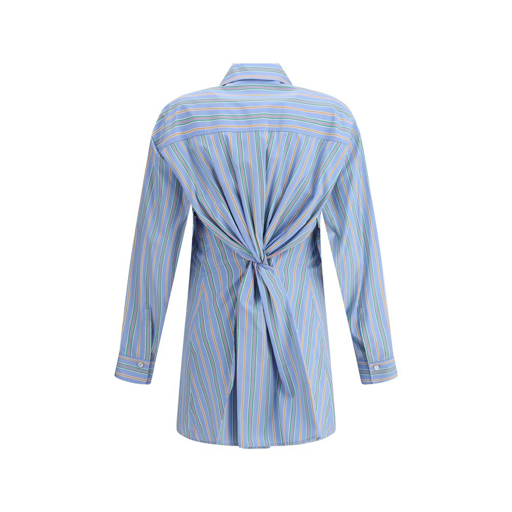 Chemise Etro à nœud rayée