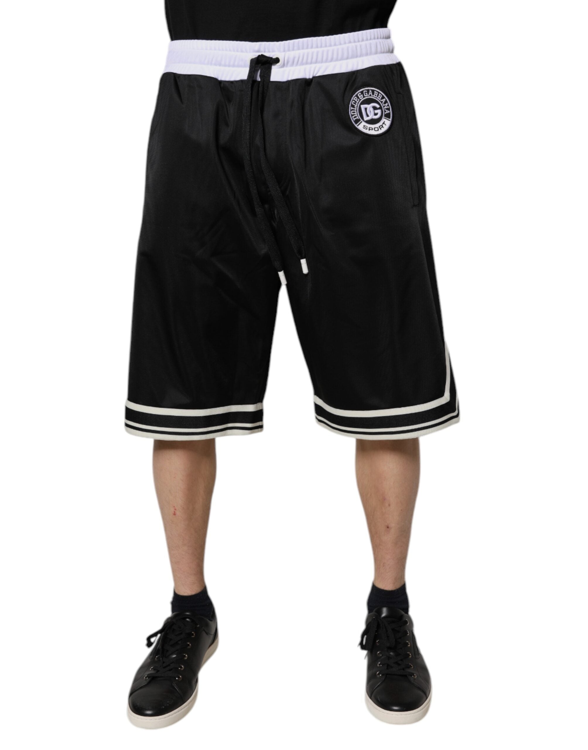 Shorts Dolce & Gabbana bermuda noirs et blancs