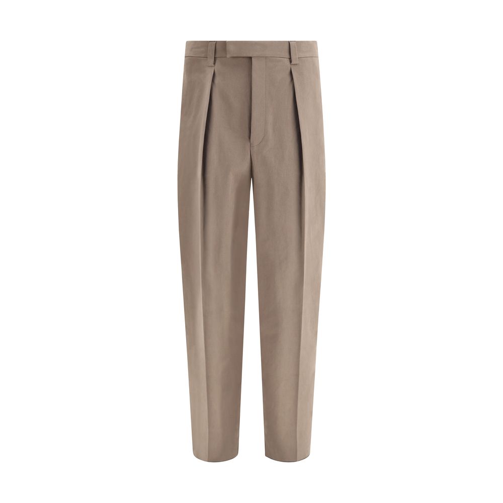 Pantalon Ferragamo large blanc