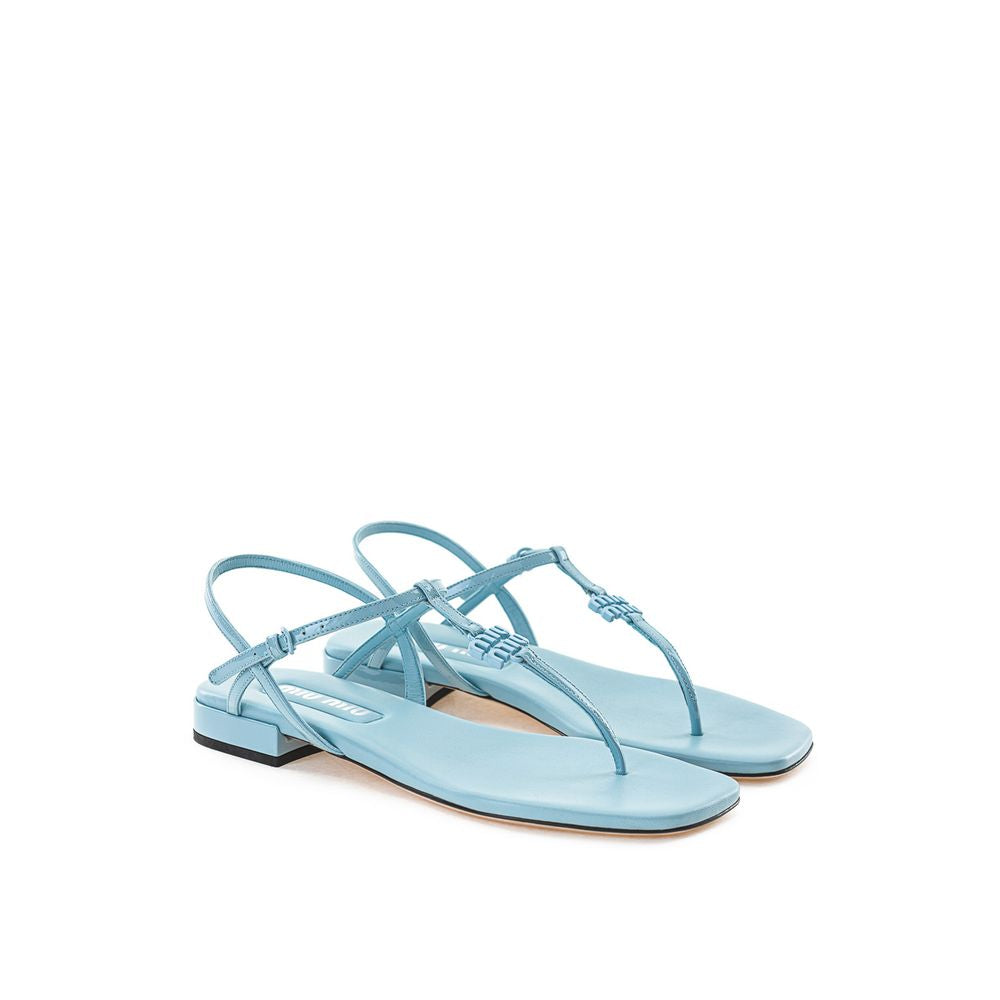 Sandales Miu Miu T-Style bleues