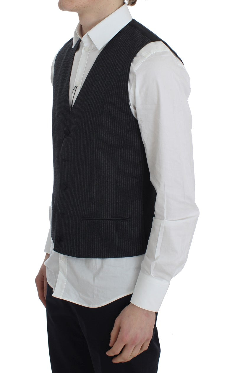 Gilet Dolce & Gabbana gris rayé