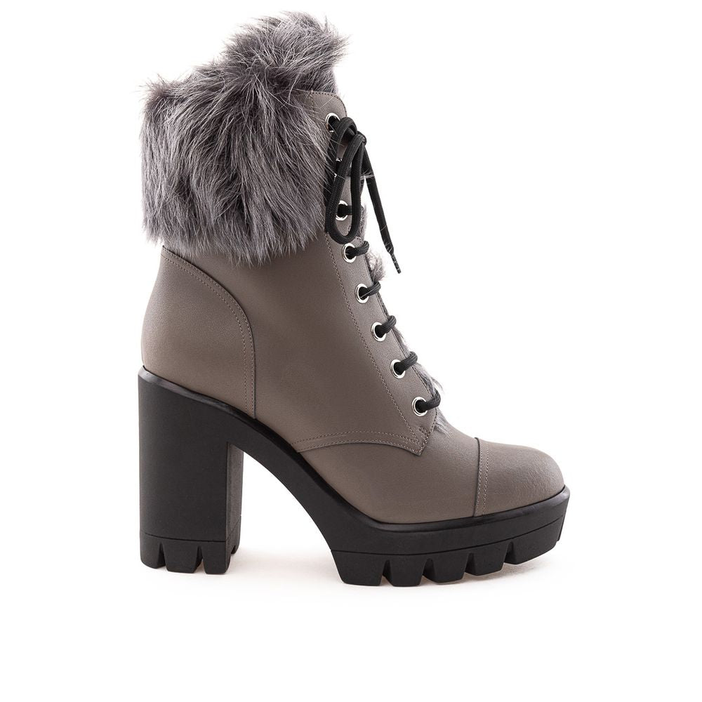 Bottines Giuseppe Zanotti fur grises