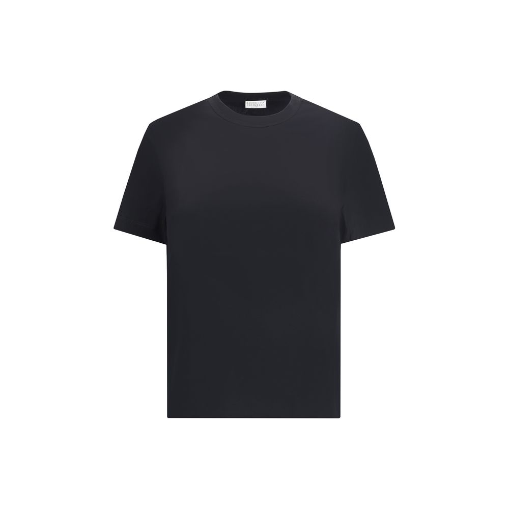 T-shirt Brunello Cucinelli monochrome noir
