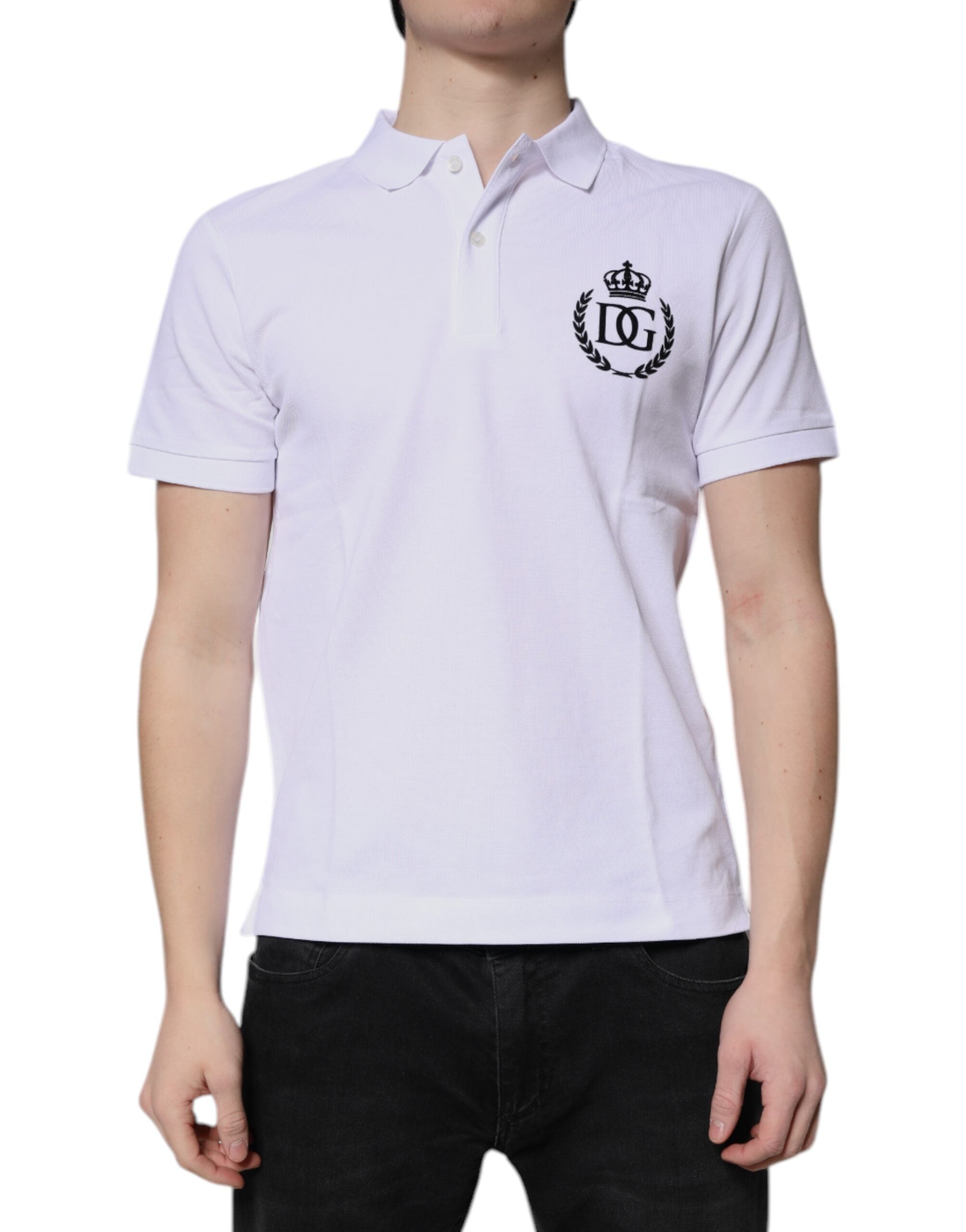 Polo Dolce & Gabbana blanc