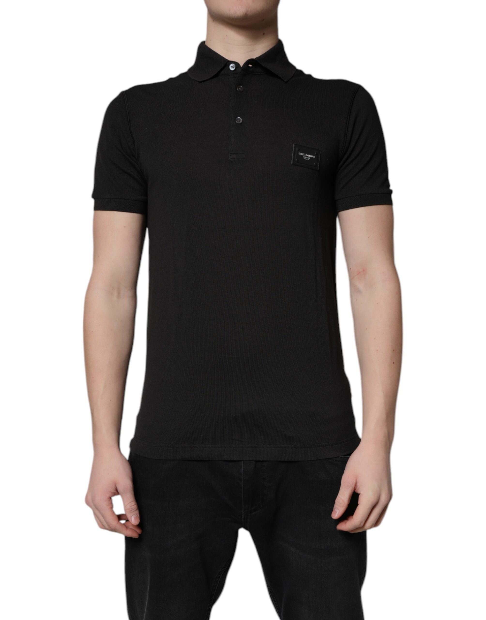 Polo Dolce & Gabbana gris foncé