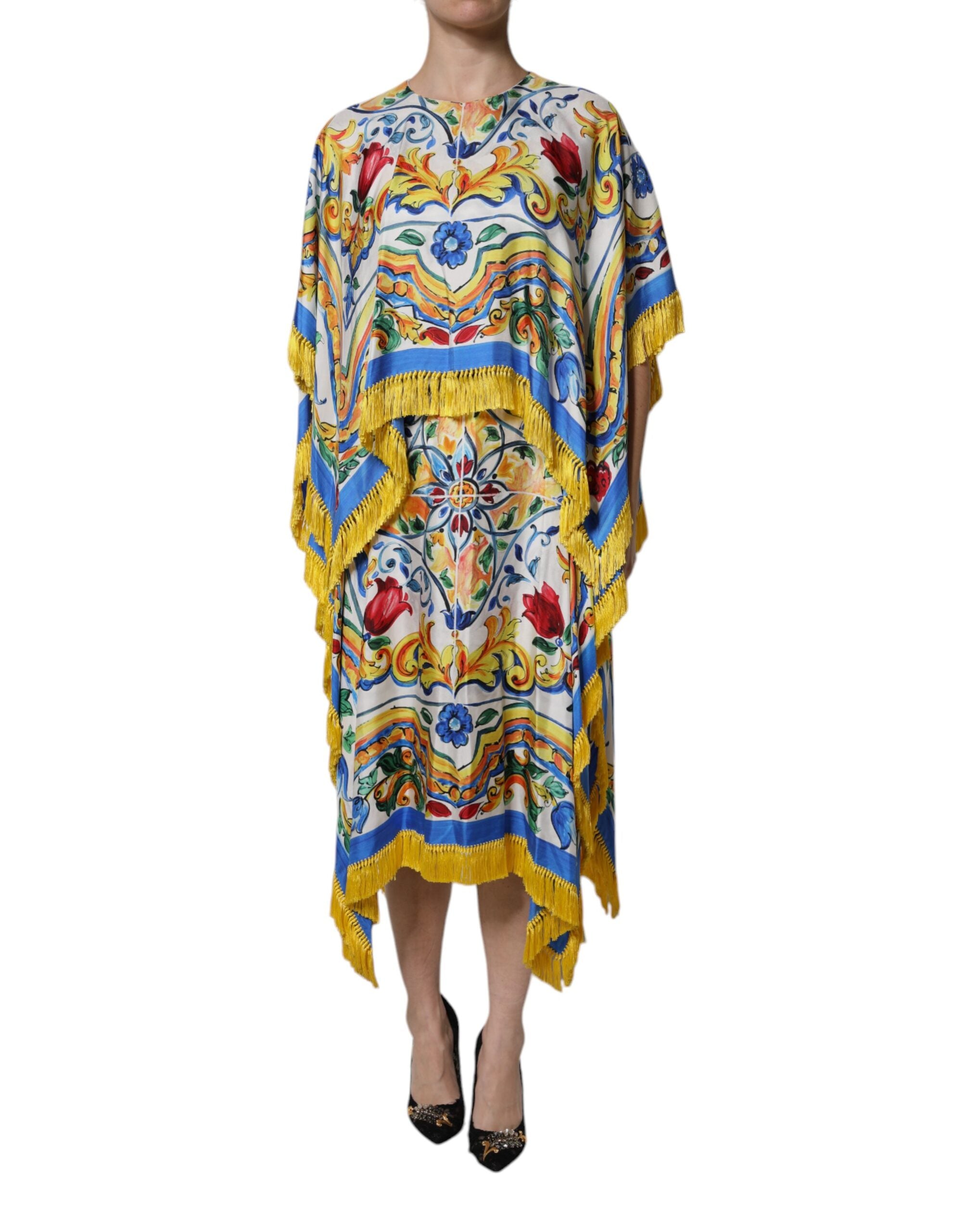 Robe kaftan Dolce & Gabbana multicolore