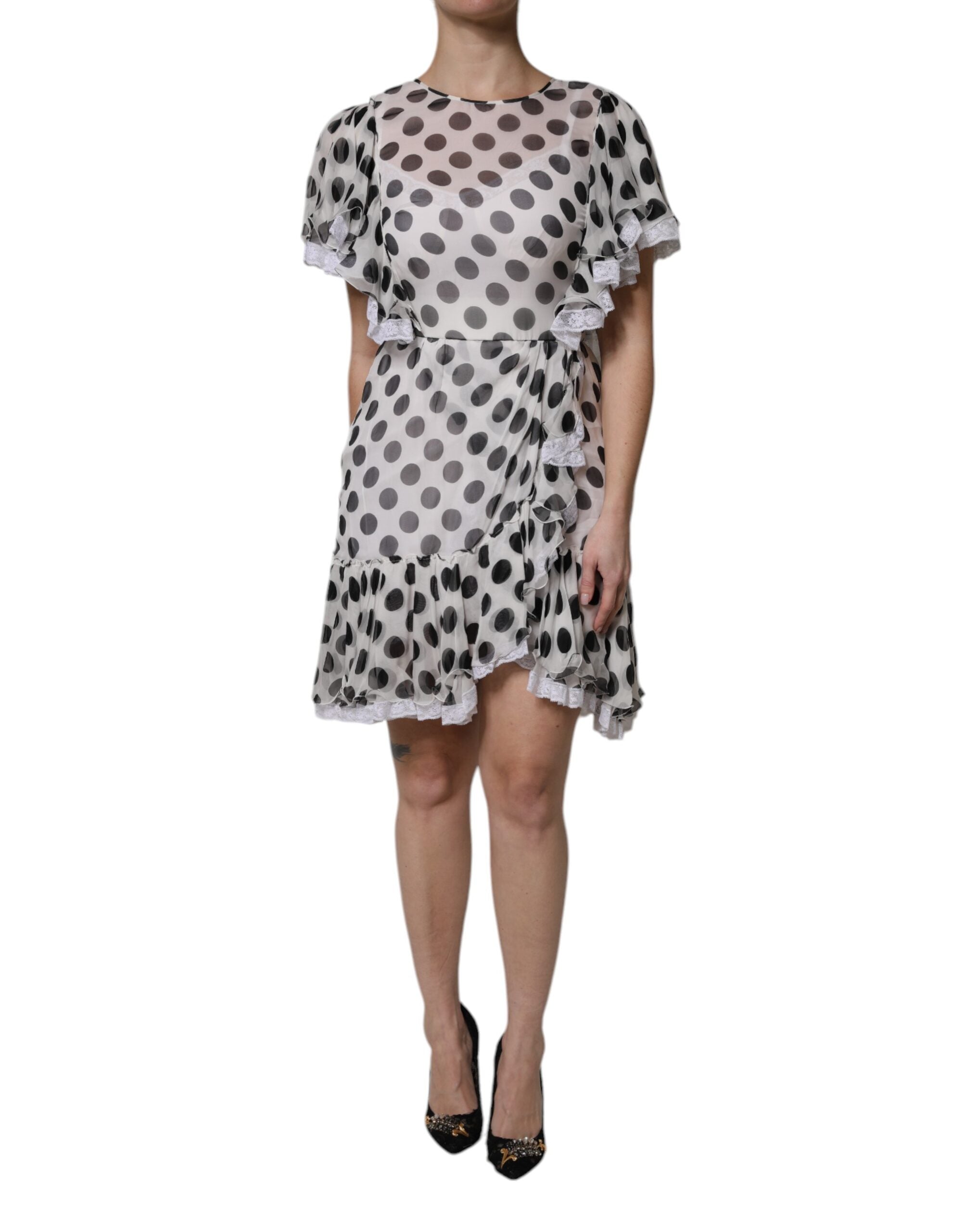 Robe Dolce & Gabbana à pois blancs