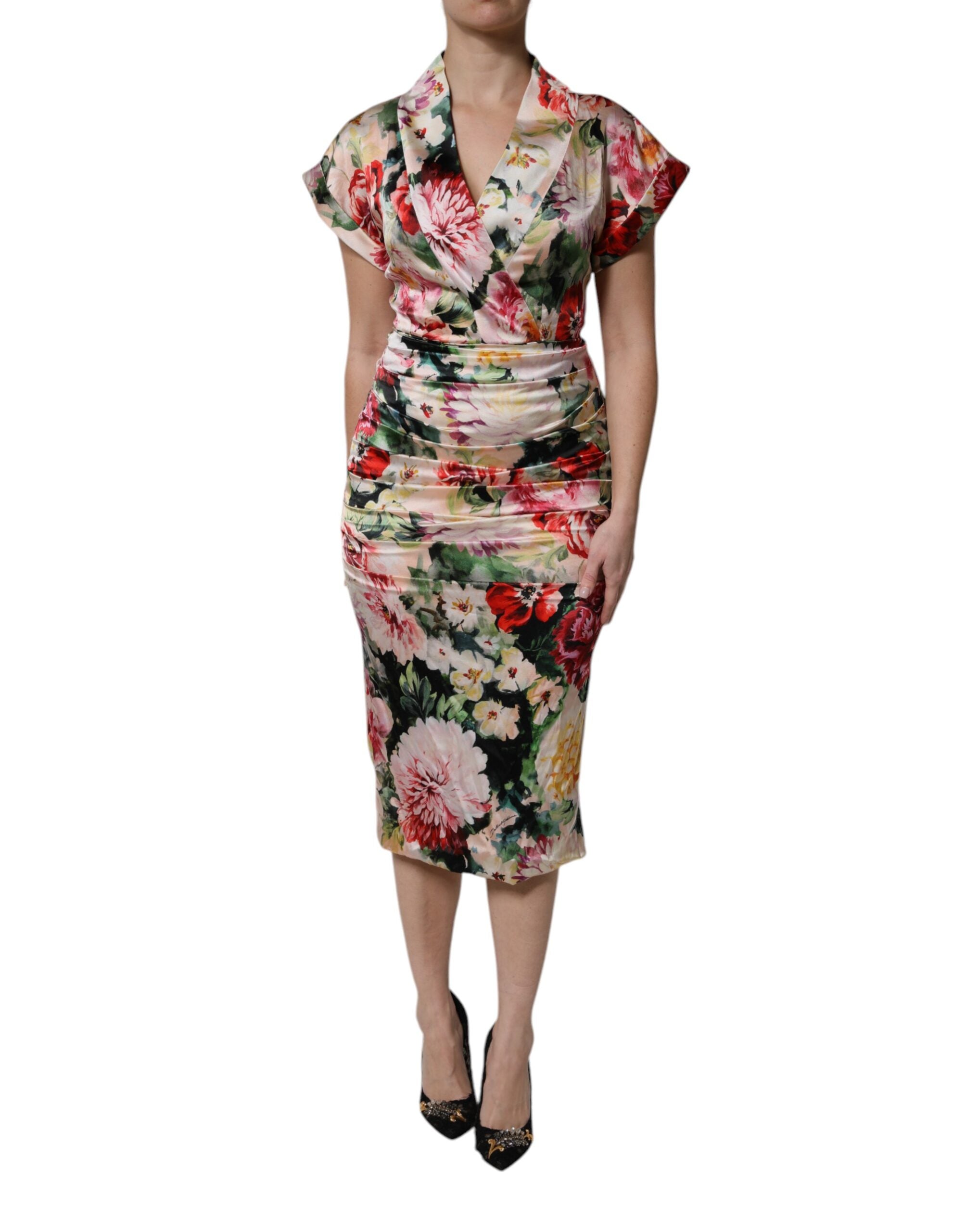 Robe midi dolce & gabbana multicolore florale