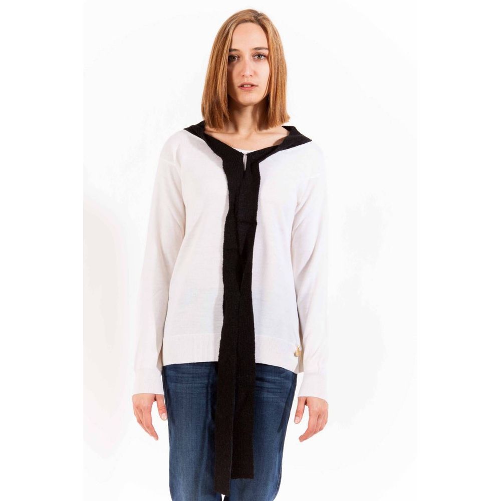 Pull Love Moschino blanc