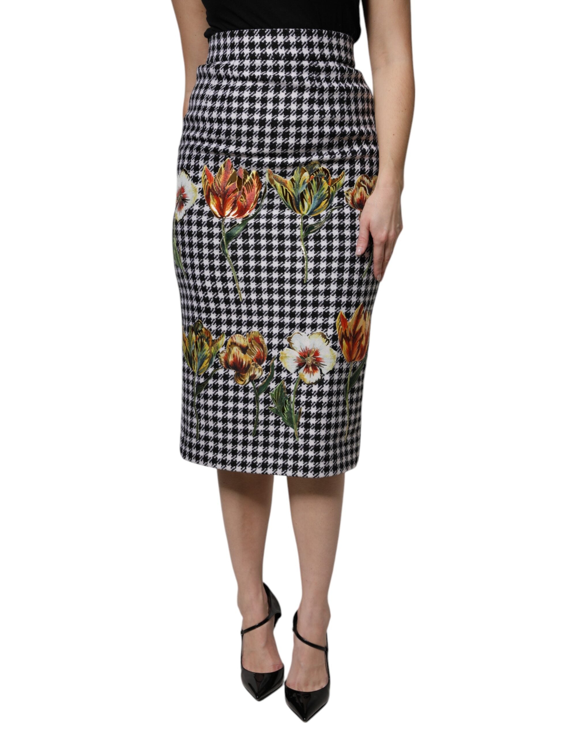 Jupe Dolce & Gabbana taille haute multicolore