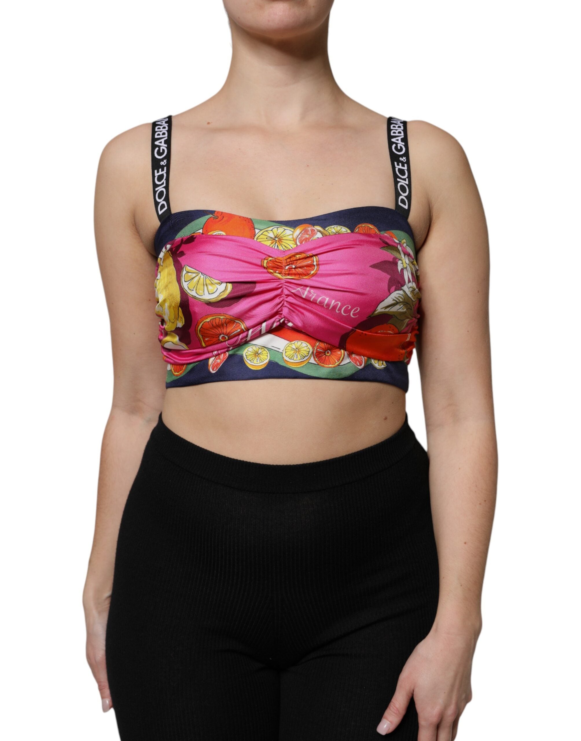 Top Dolce & Gabbana floral multicolore