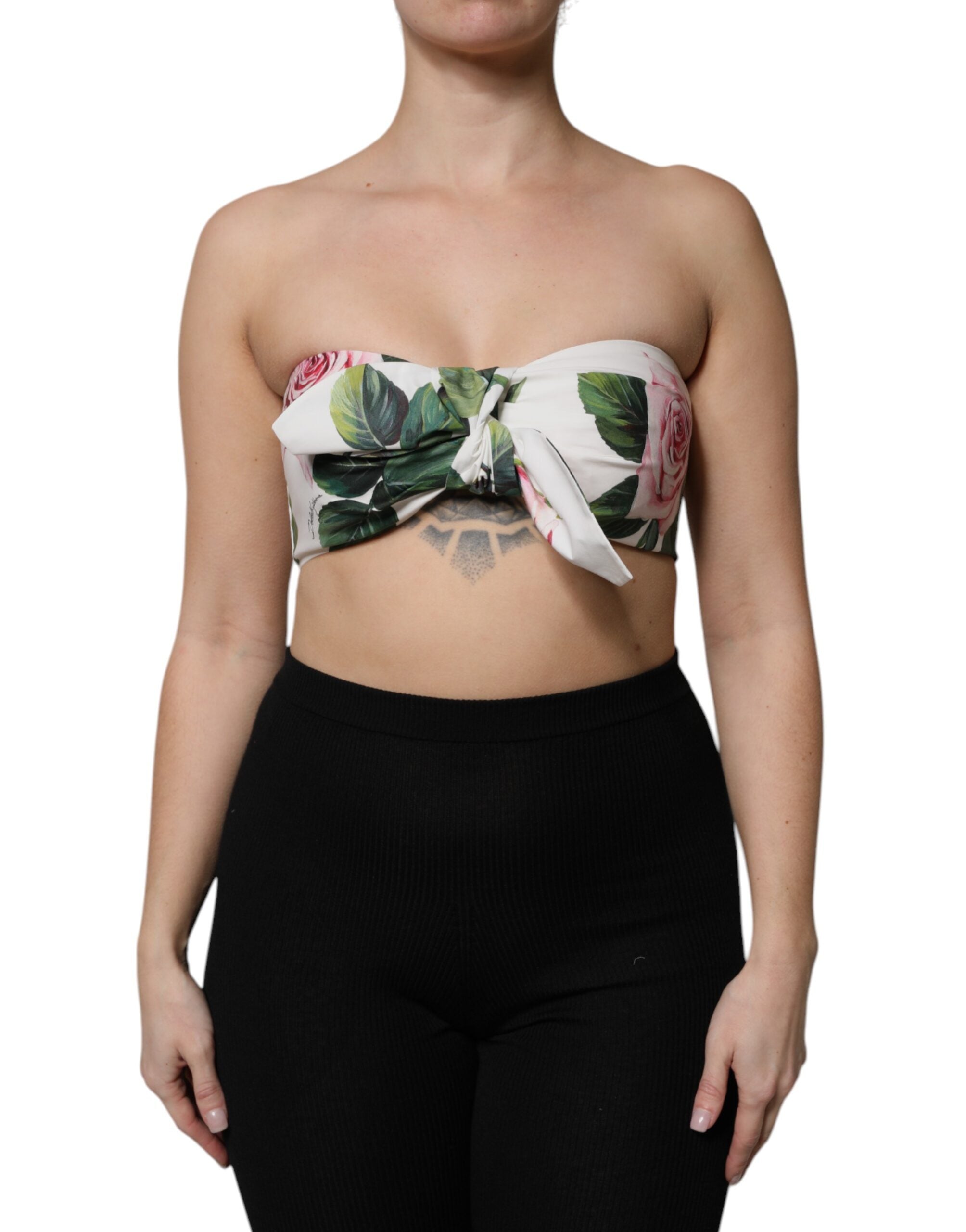 Corset Dolce & Gabbana floral blanc