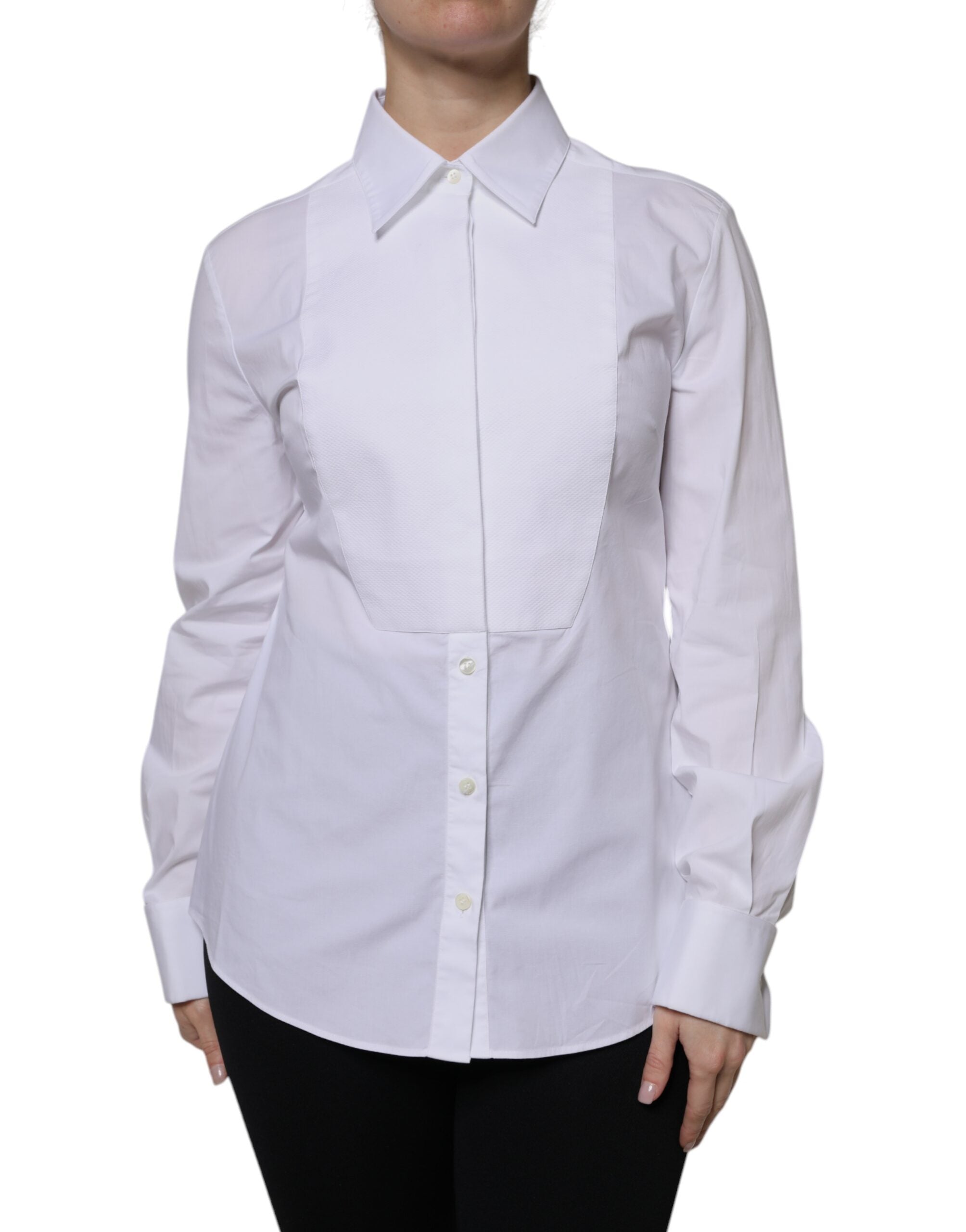 Chemise Dolce & Gabbana collier blanche