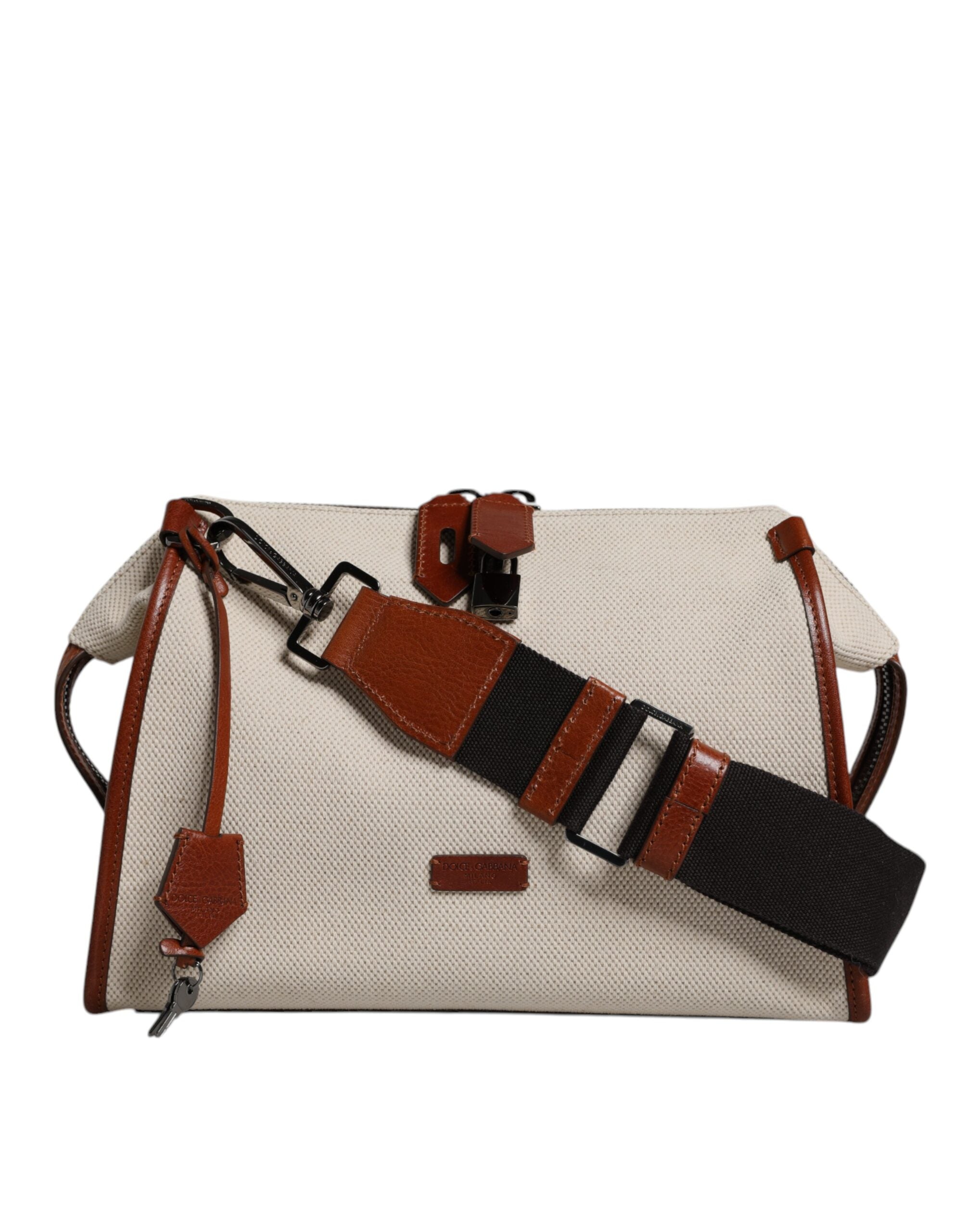 Duffle Dolce & Gabbana beige marron