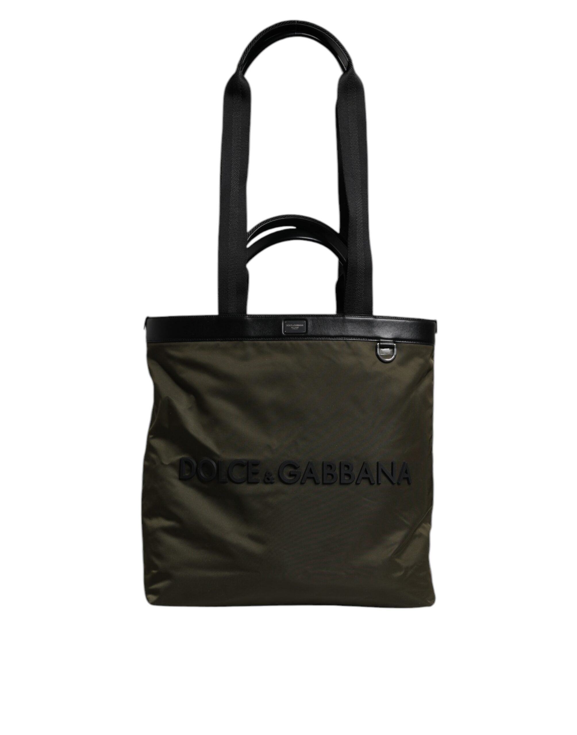 Tote Bag Dolce & Gabbana vert militaire