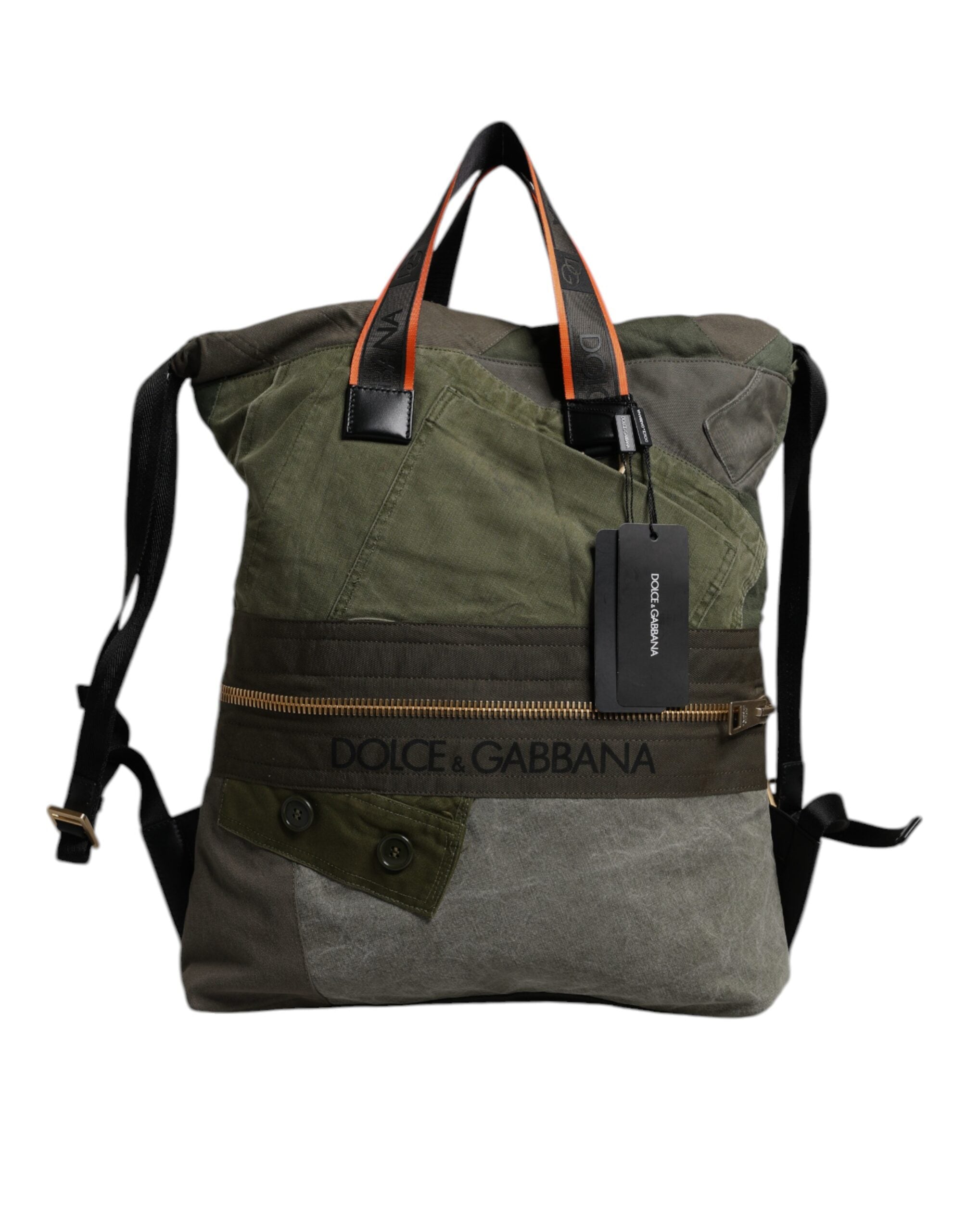 Rucksack Dolce & Gabbana militaire vert