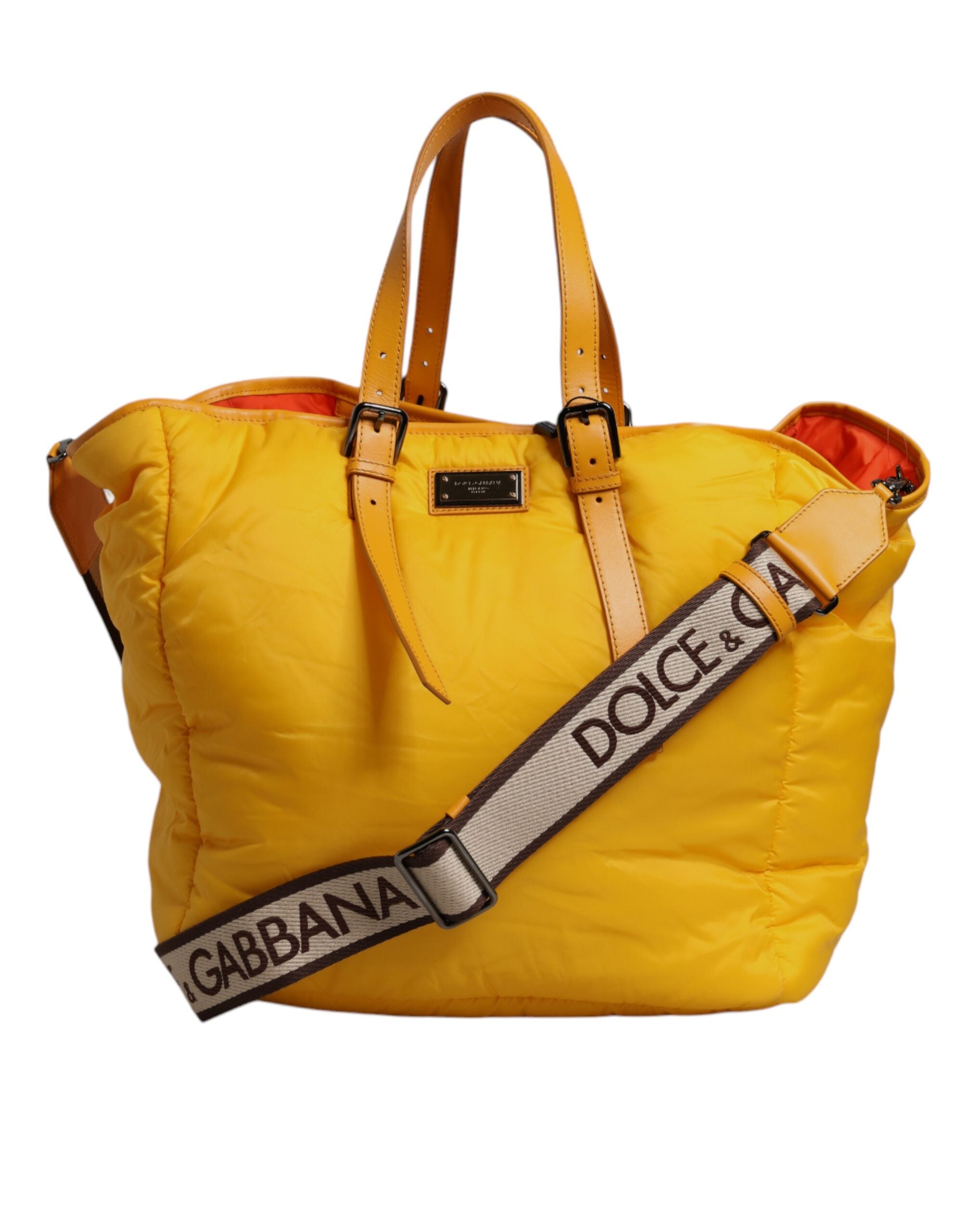 Sac à main Dolce & Gabbana jaune orange