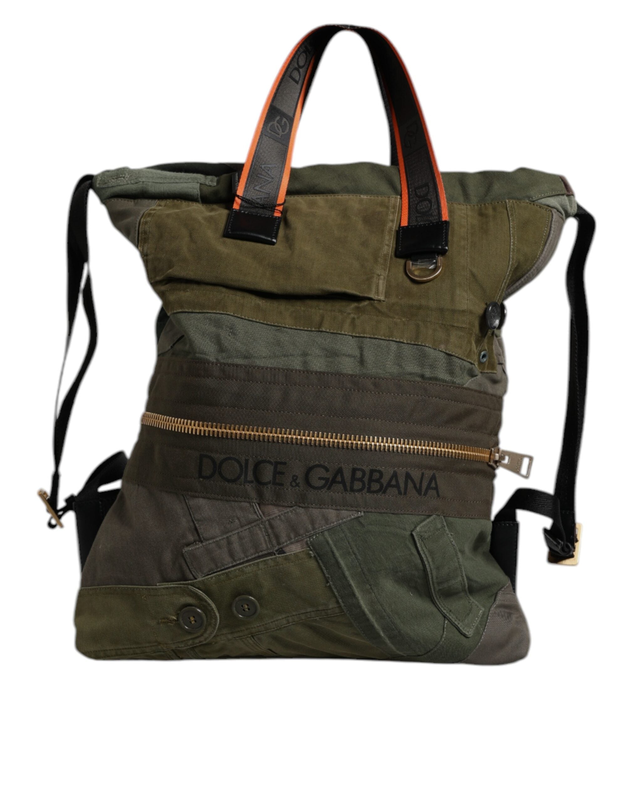 Rucksack Dolce & Gabbana militaire vert