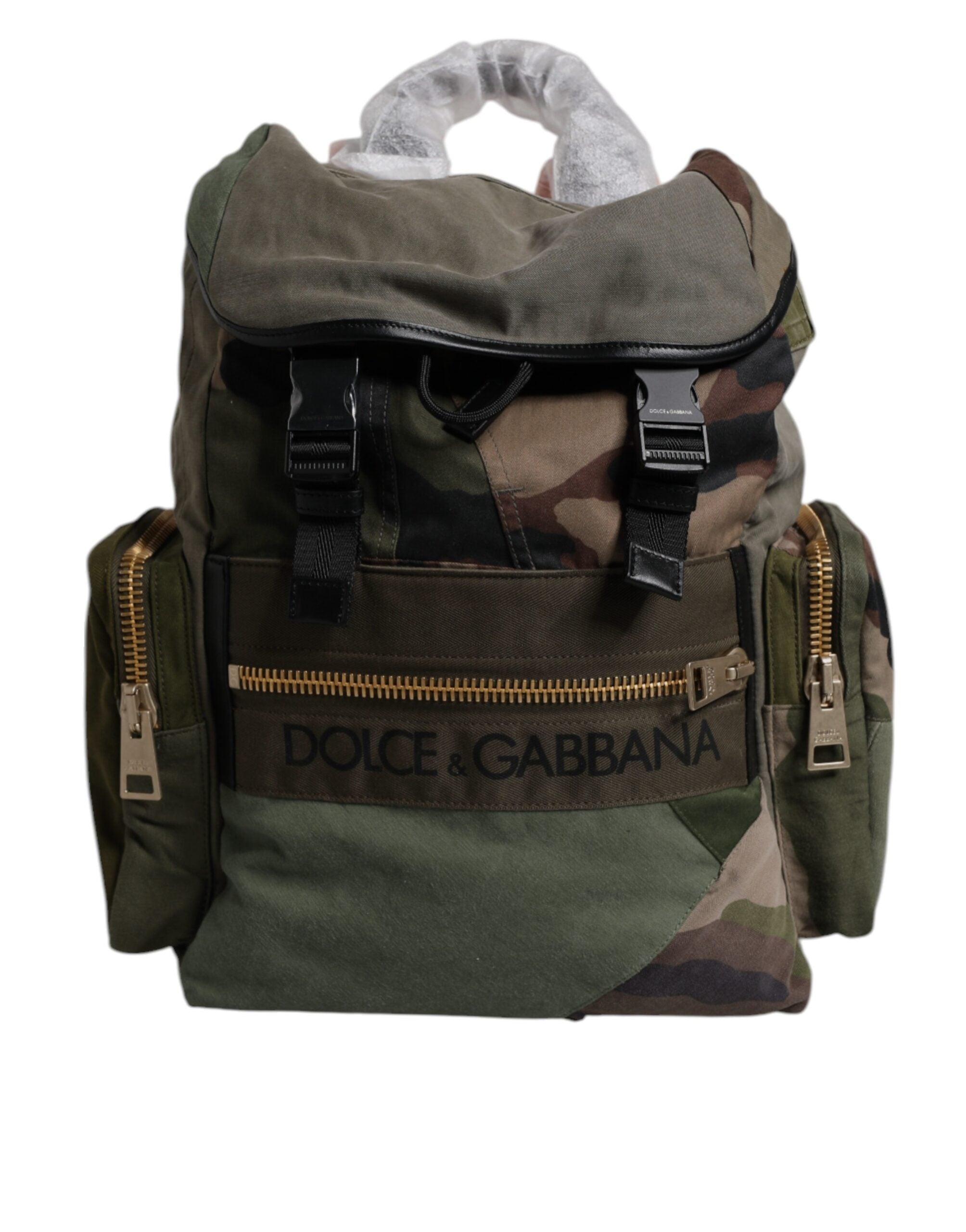 Sac à dos Dolce & Gabbana camouflage vert militaire