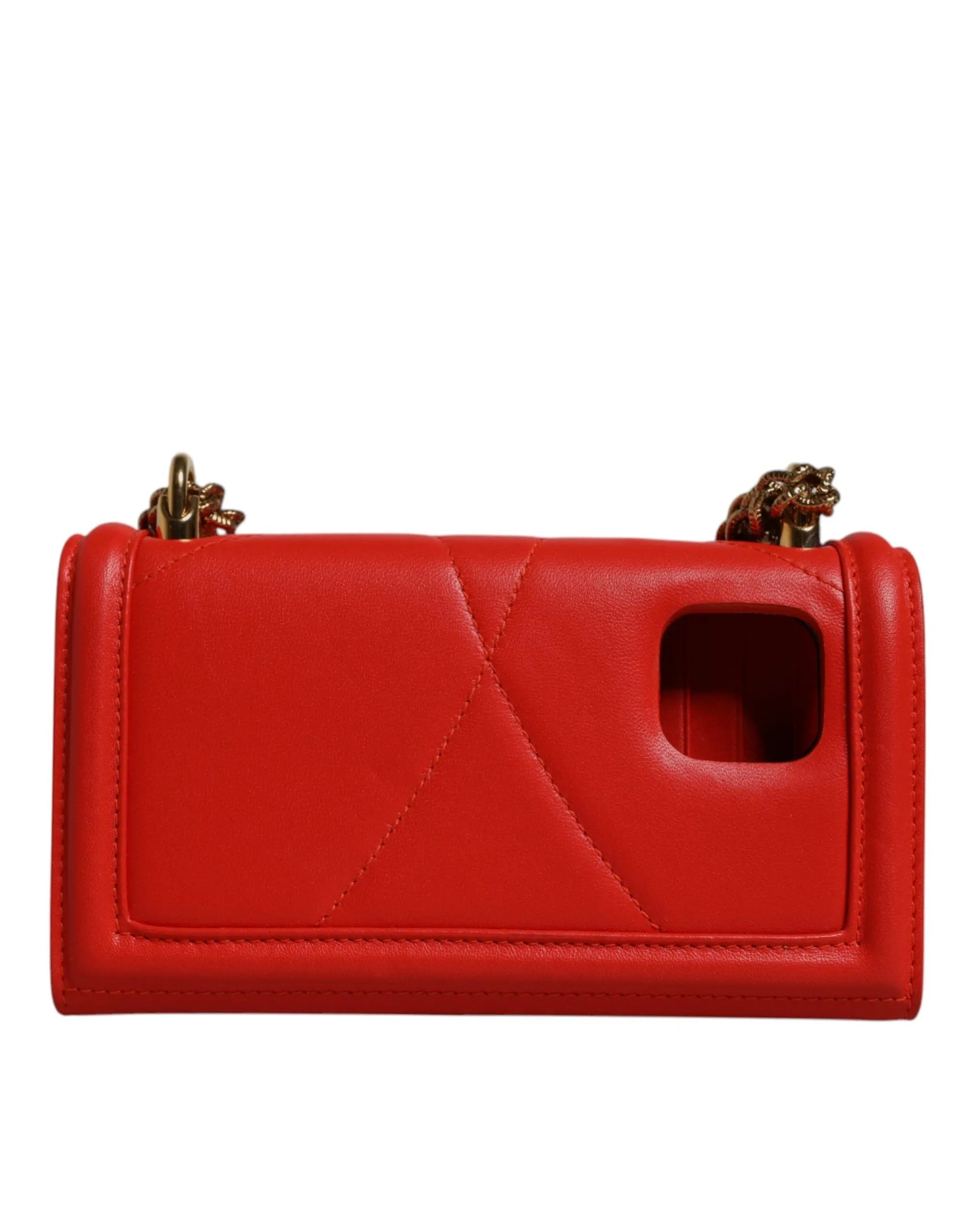 Sac crossbody Dolce & Gabbana Devotion rouge Dolce & Gabbana