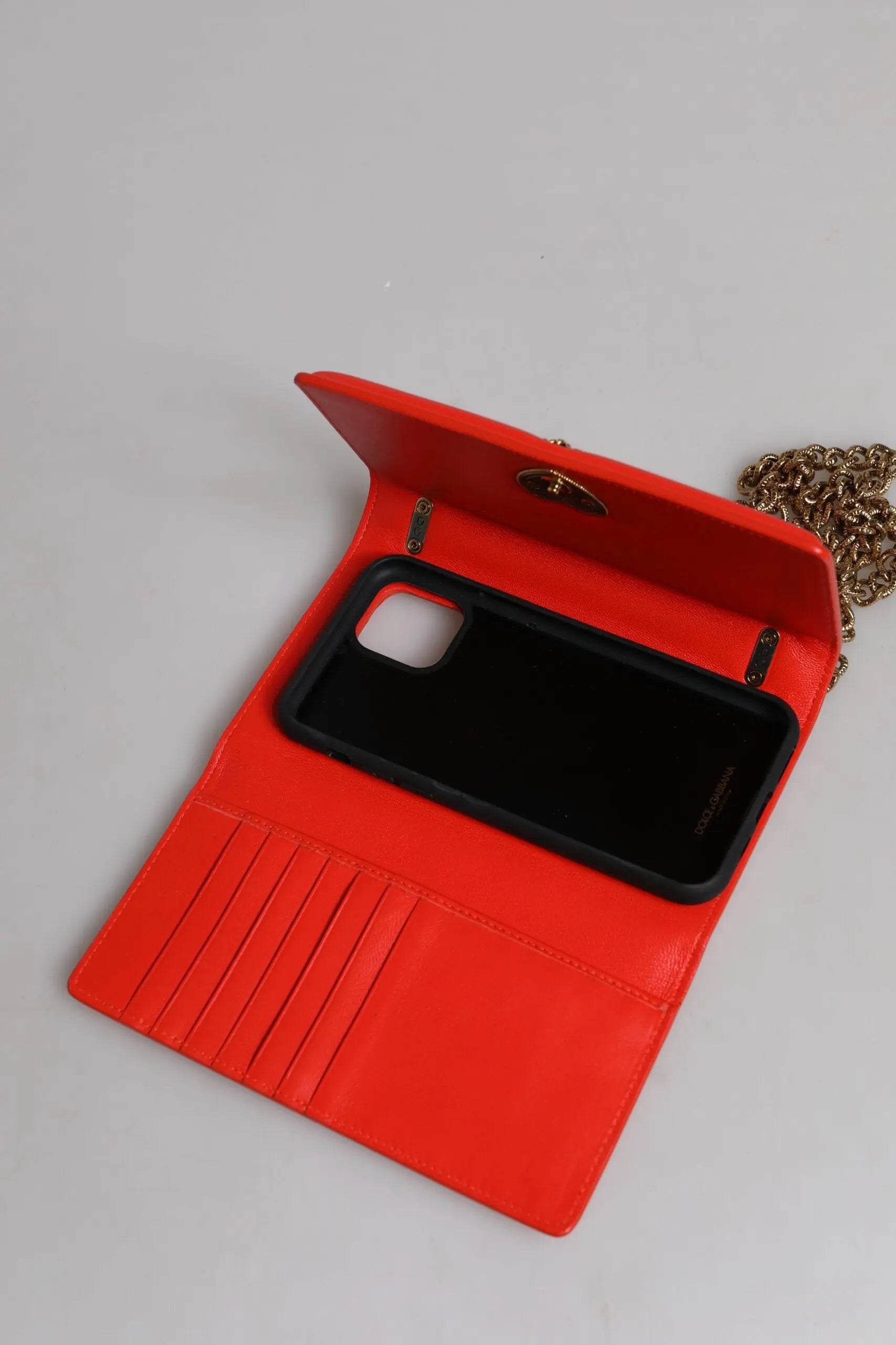 Sac crossbody Dolce & Gabbana Devotion rouge Dolce & Gabbana