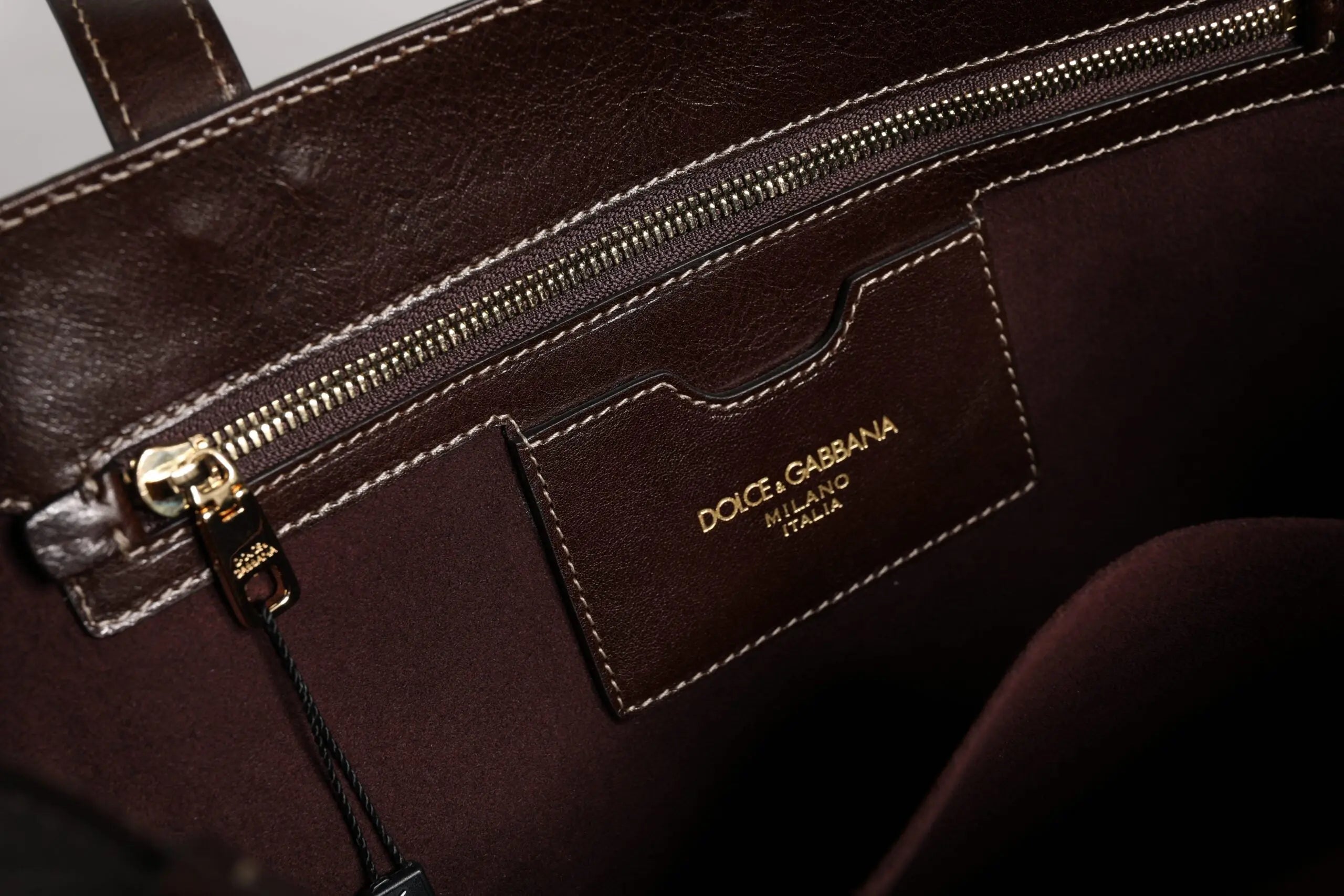Sac à main Dolce & Gabbana léopard marron Dolce & Gabbana
