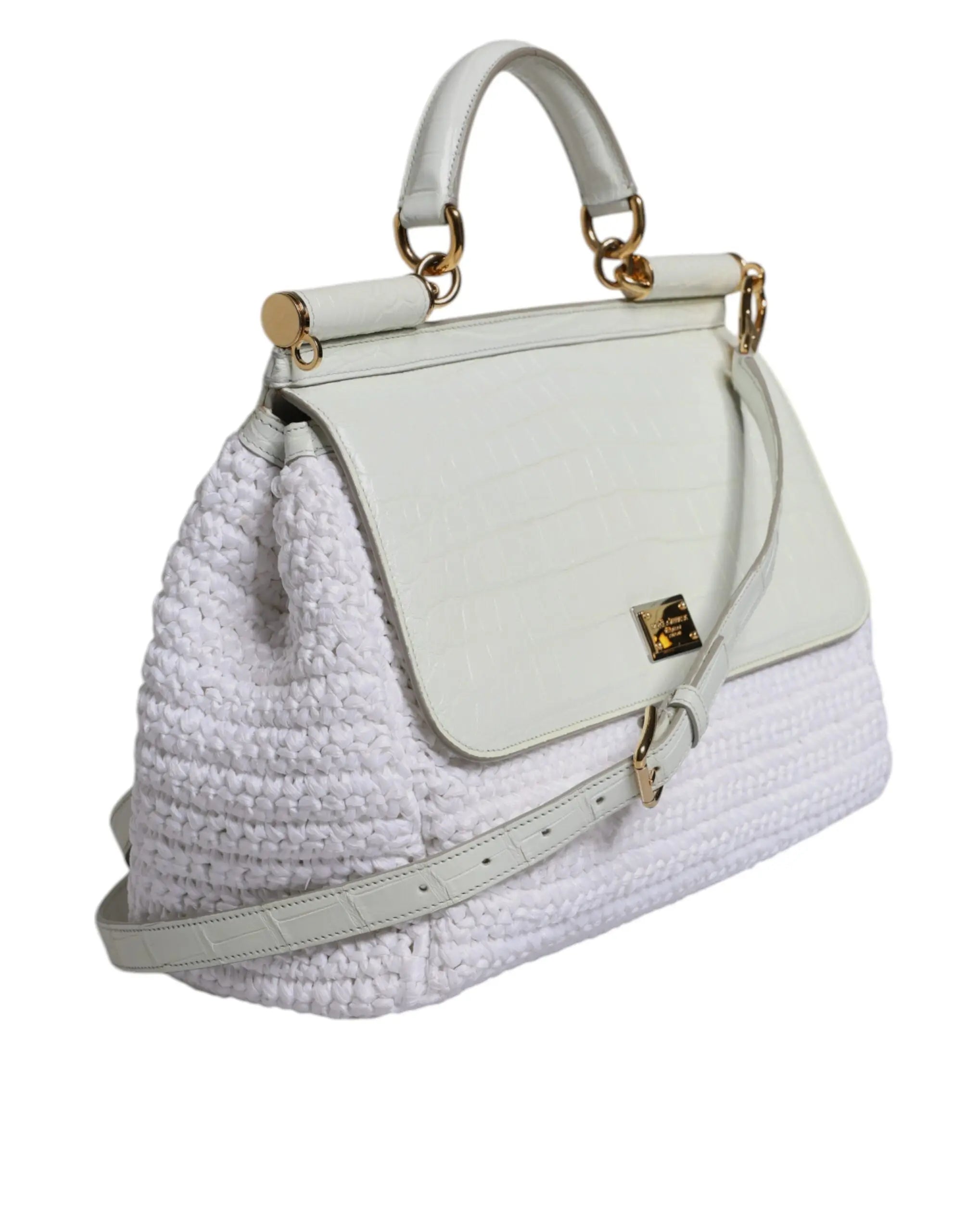 Sac à main Dolce & Gabbana blanc Dolce & Gabbana