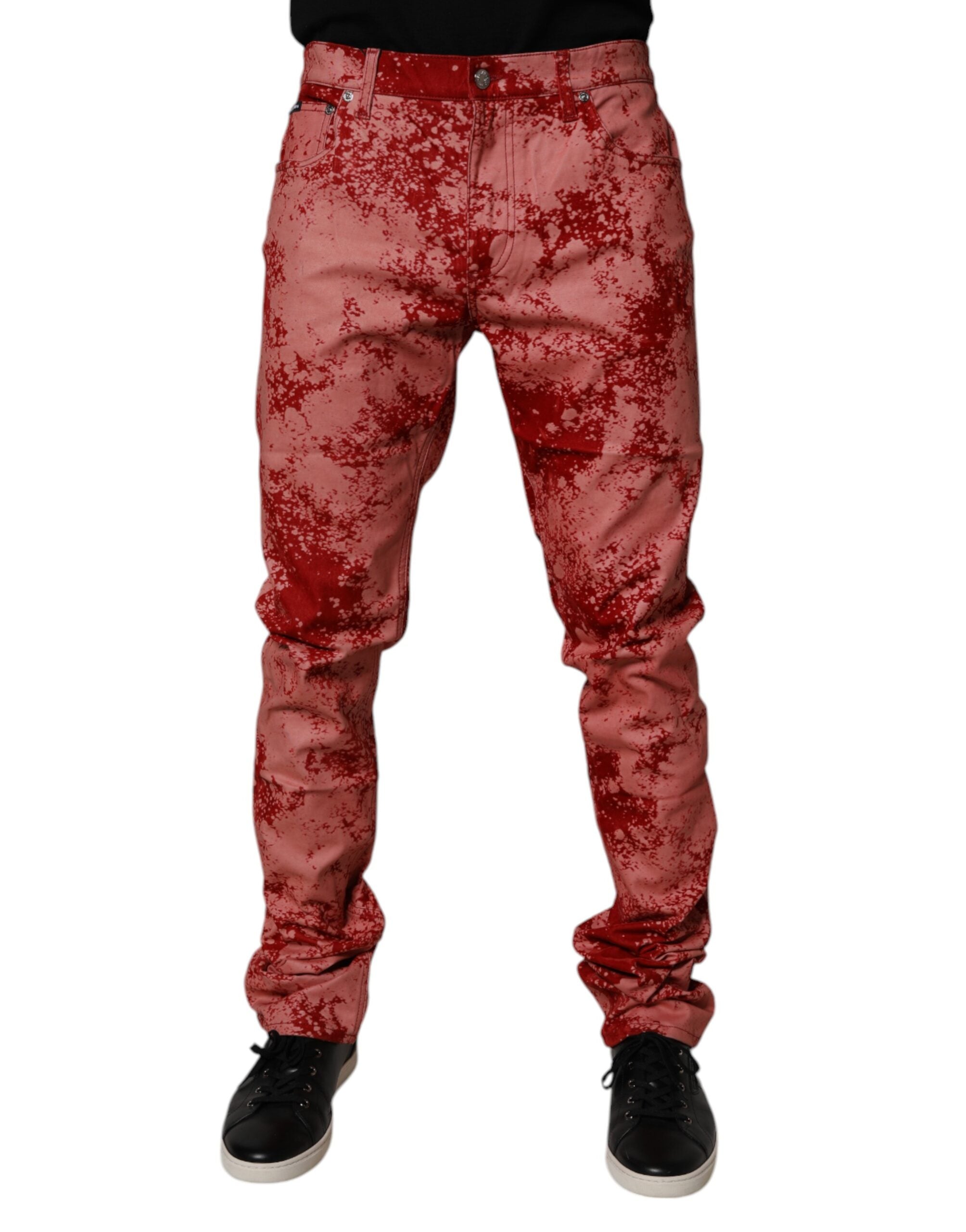 Jean Dolce & Gabbana Skinny rouges
