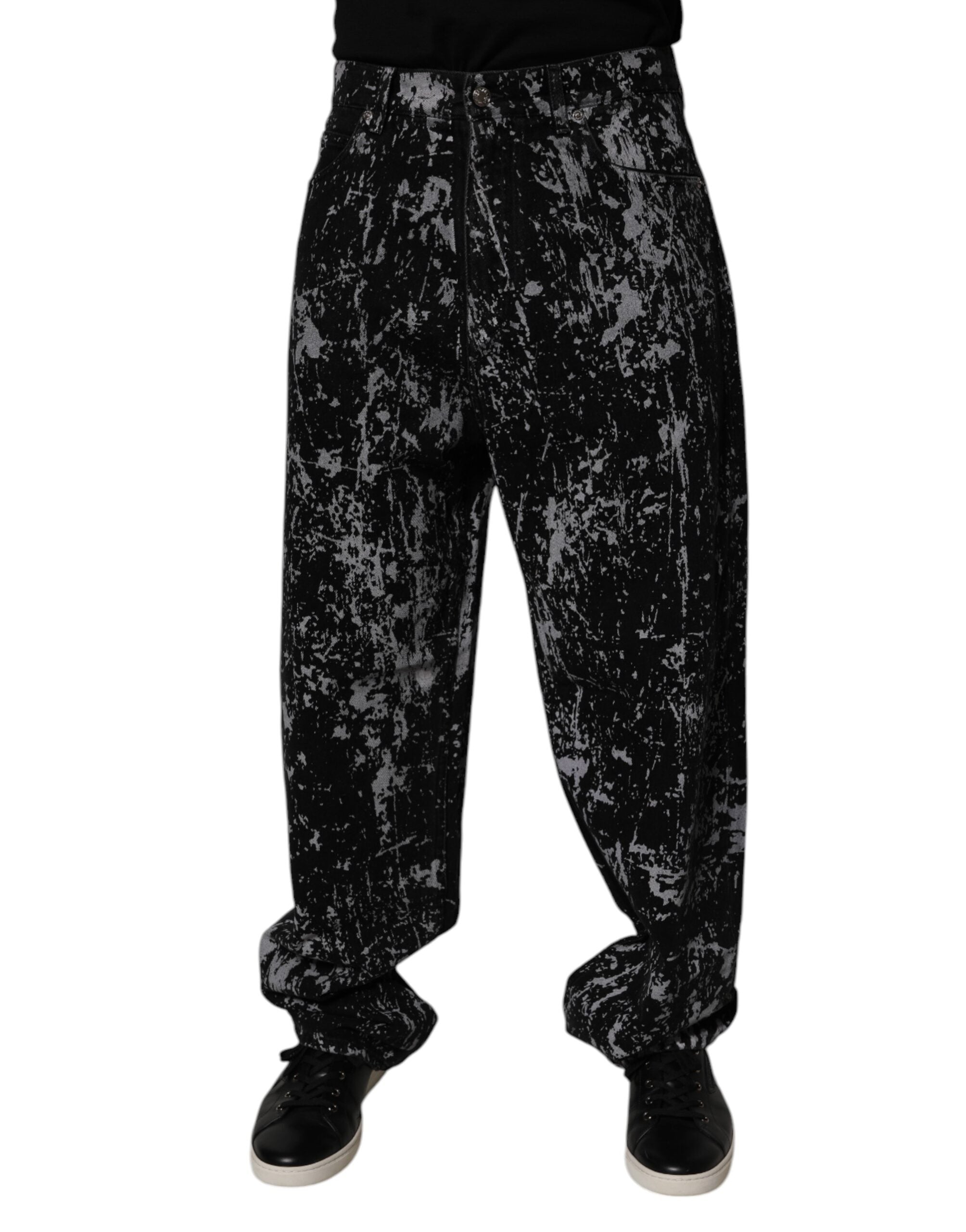 Jeans Dolce & Gabbana droit noir
