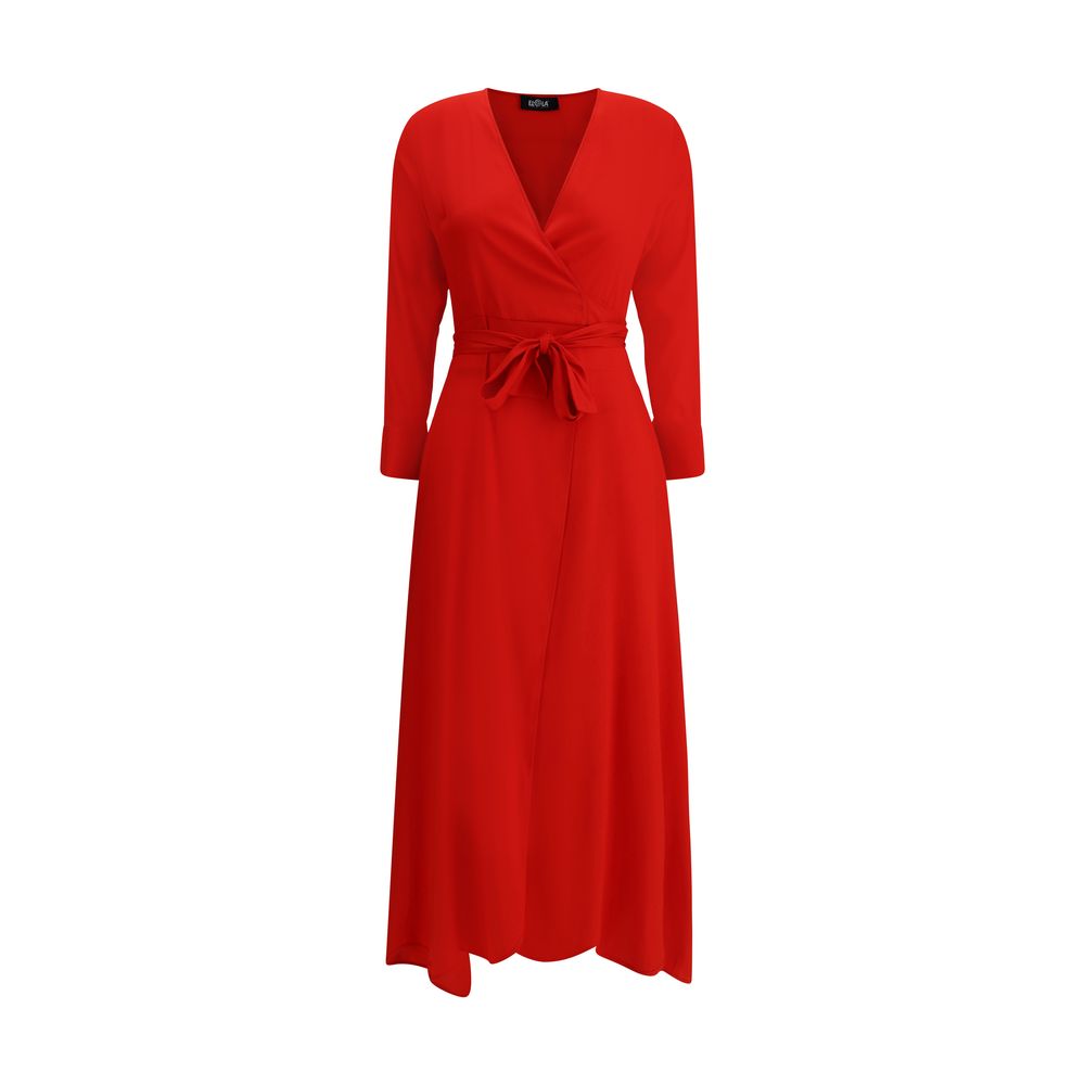 Robe chemisier Ella longue verte