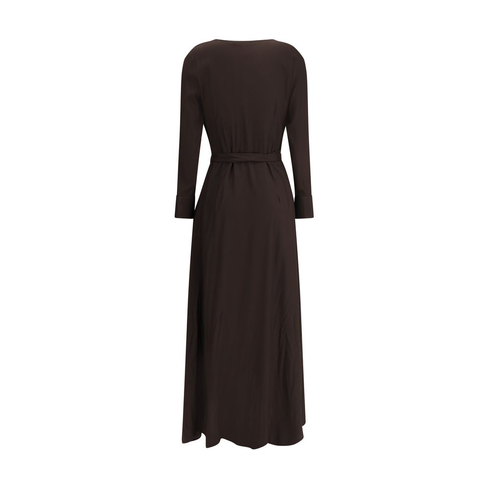 Robe chemisier Ella longue blanche