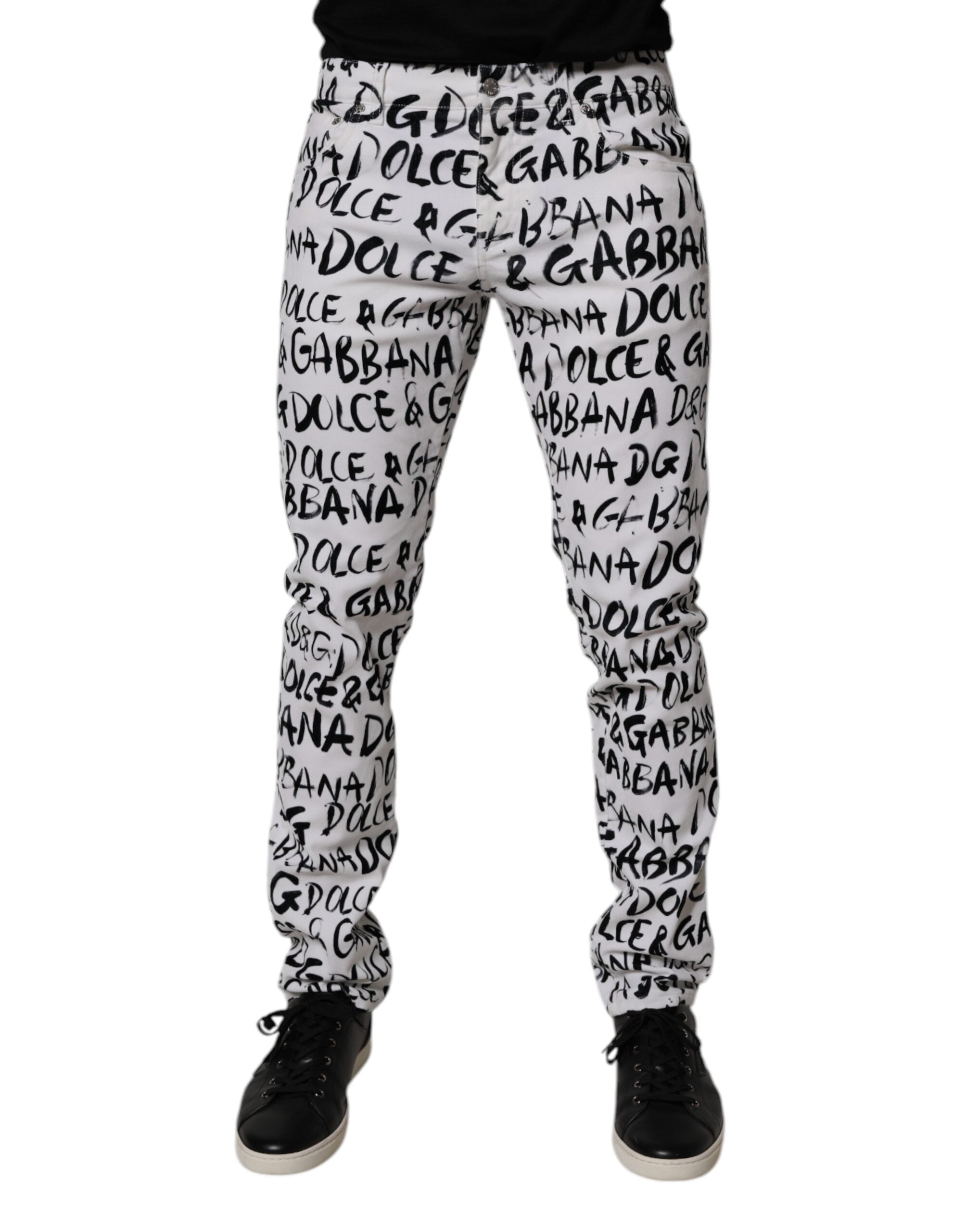 Jeans Dolce & Gabbana skinny blancs